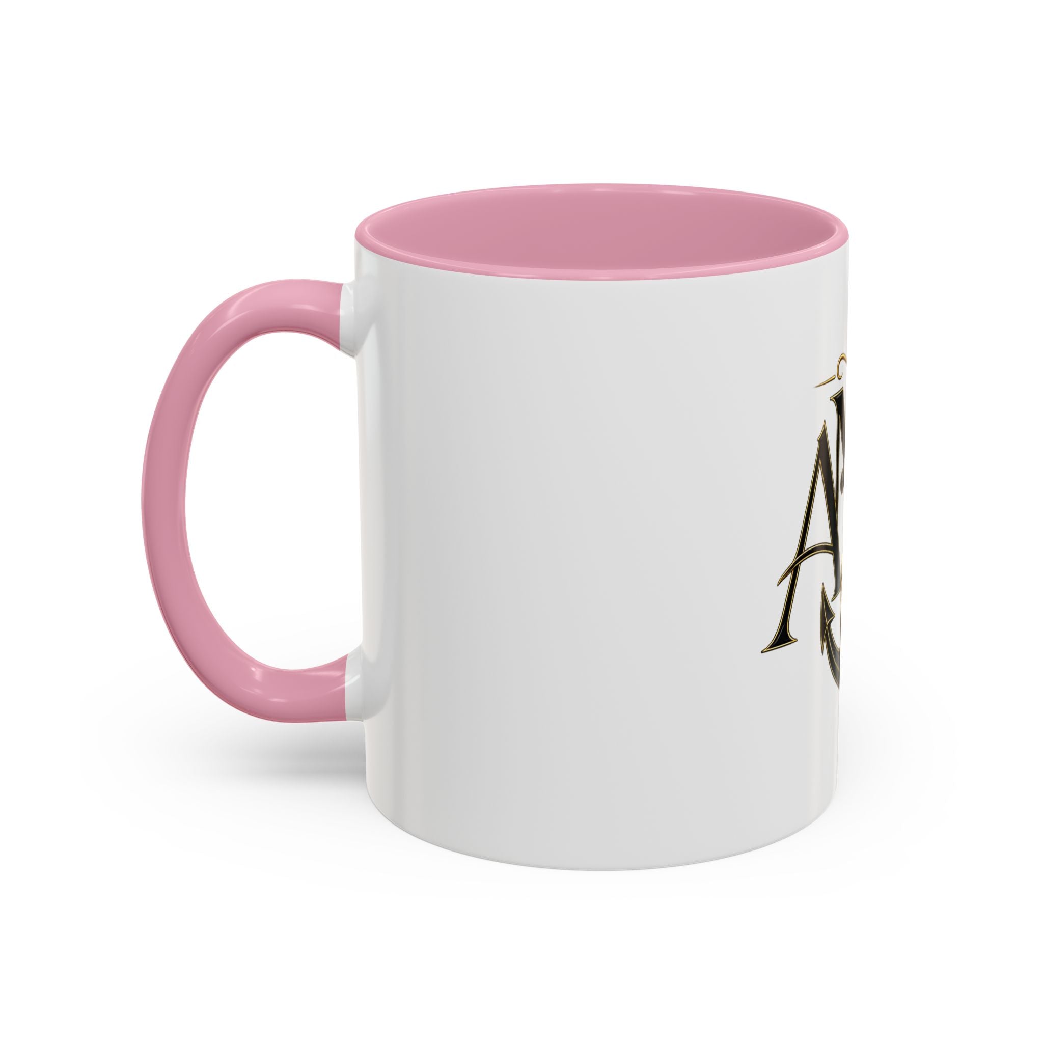Anchor Heart Monogram Ceramic Mug | Anchored Mama Co. | 11oz & 15oz Coffee Cup