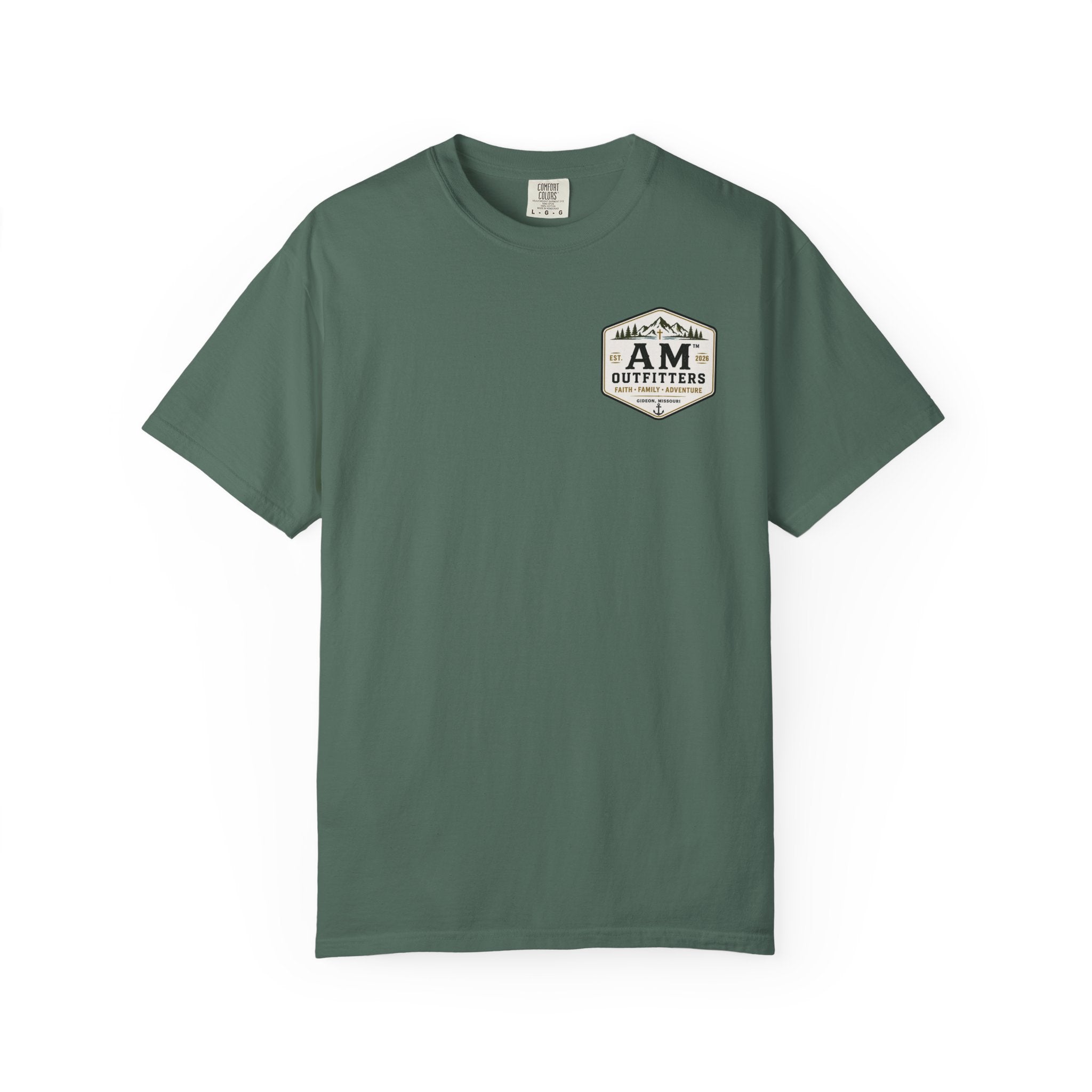 AM Outfitters Adventure T-Shirt — Mountain & Anchor Logo Tee