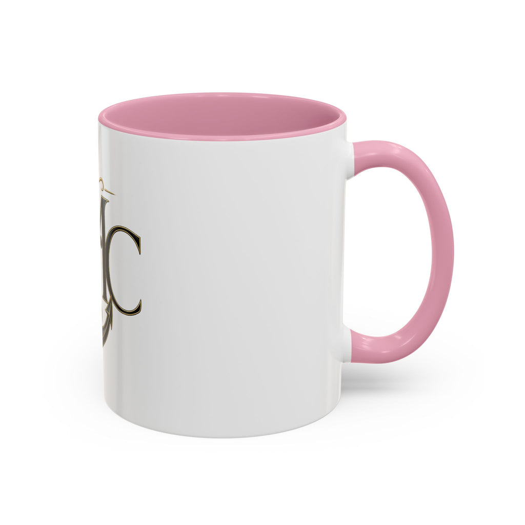 Anchor Heart Monogram Ceramic Mug | Anchored Mama Co. | 11oz & 15oz Coffee Cup