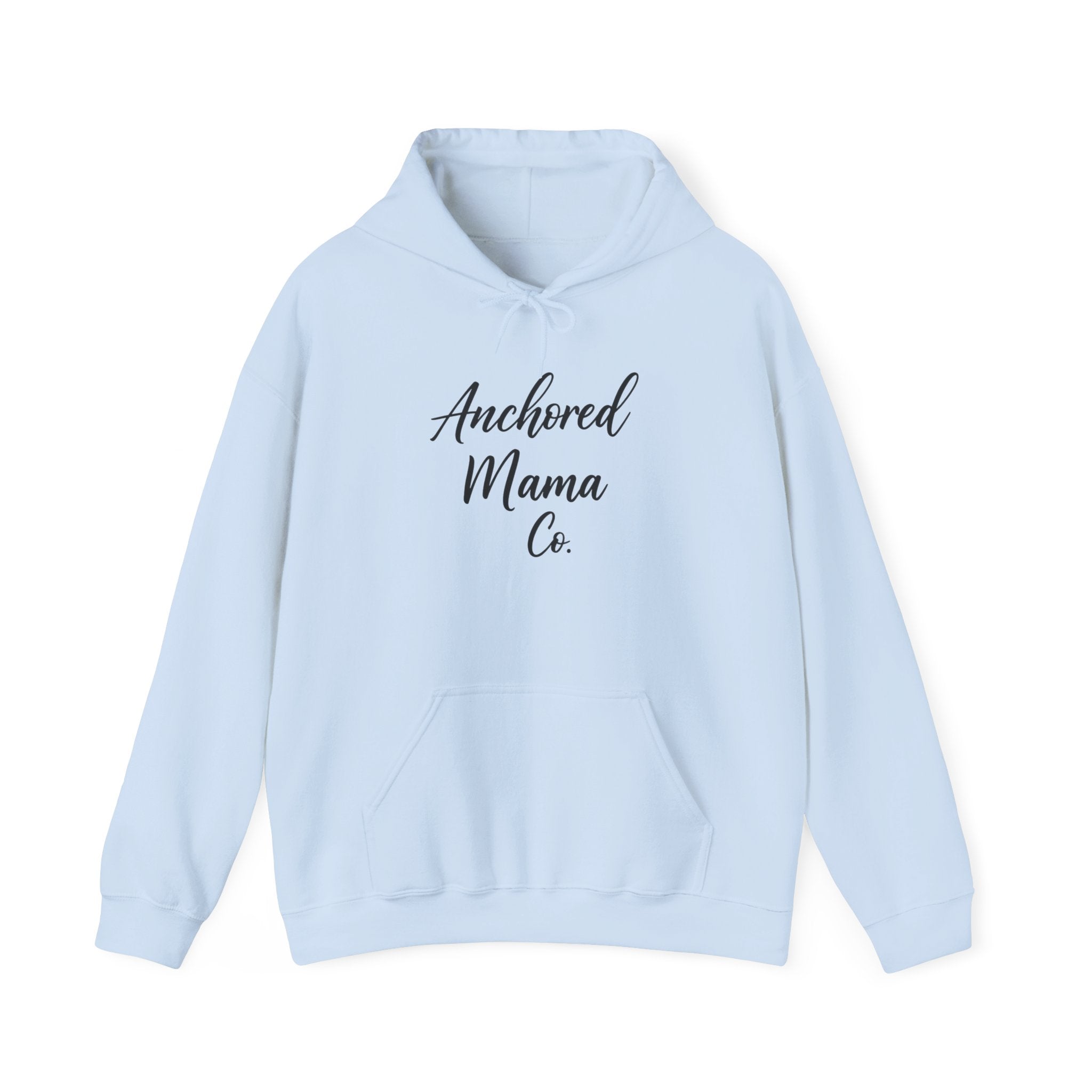 Anchored Mama Co. Hoodie — Cozy Mom Graphic Hoodie