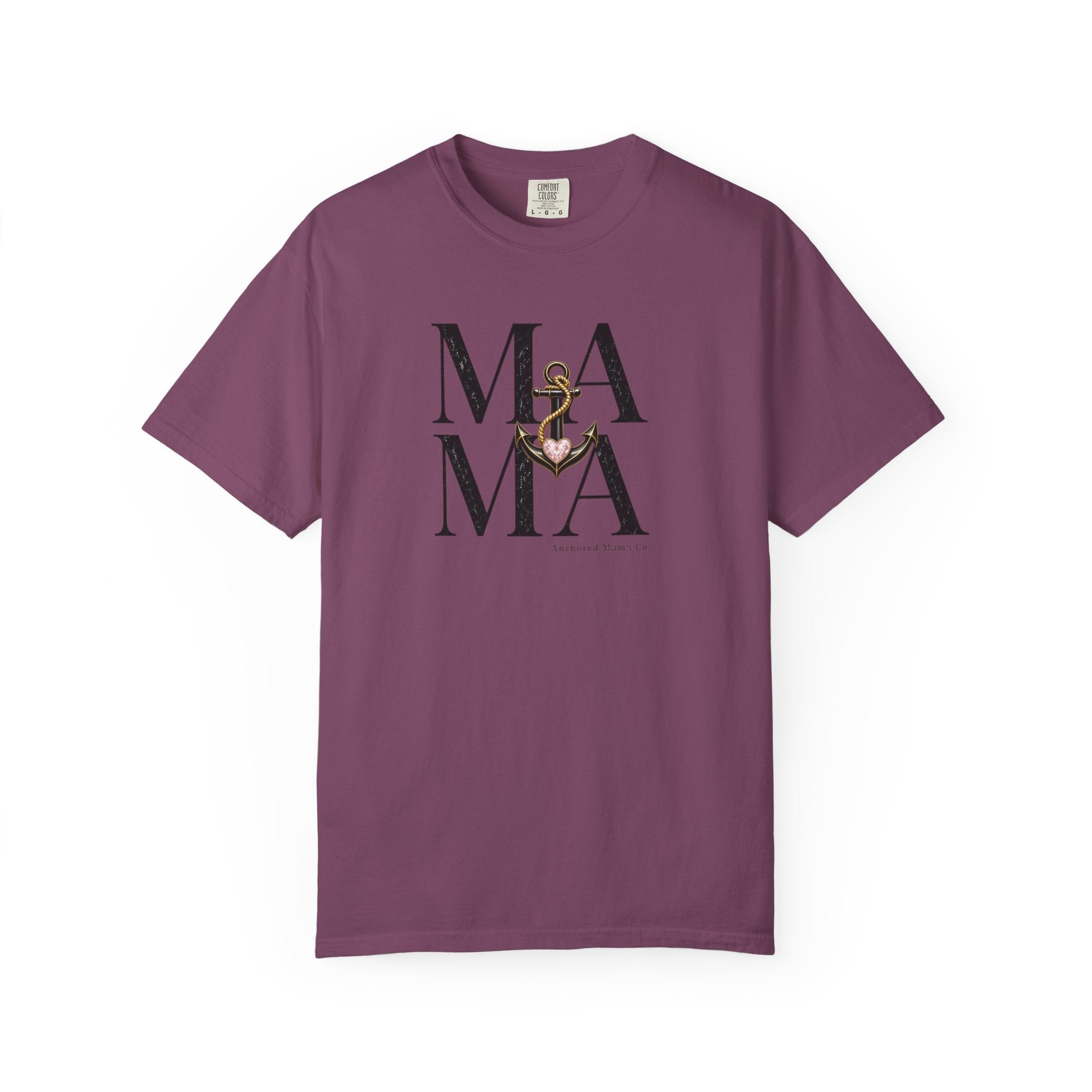 Mama Anchor T-Shirt — Nautical Mama Graphic Tee