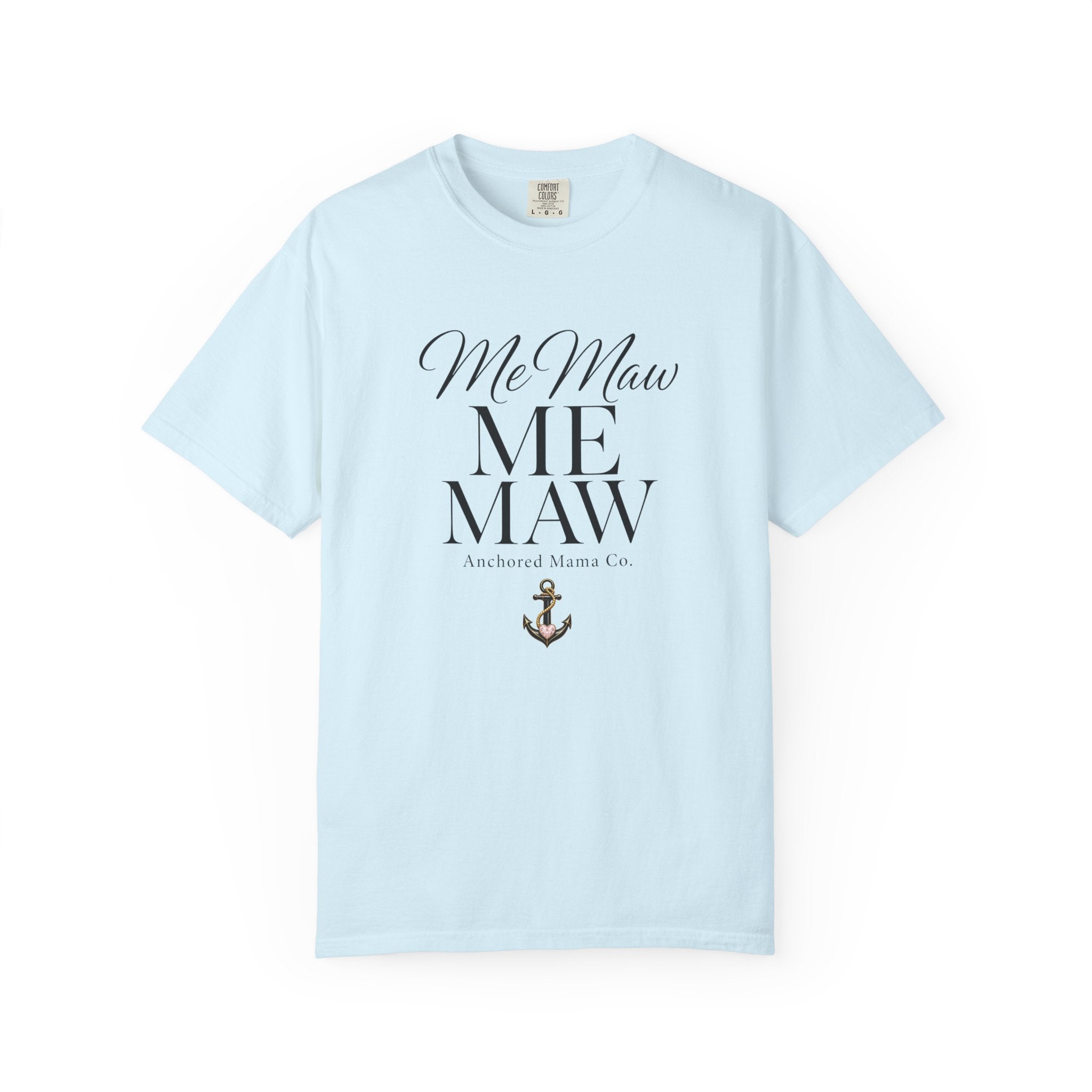 MeMaw Graphic T‑Shirt – "Me Maw" Vintage Anchor Mama Tee