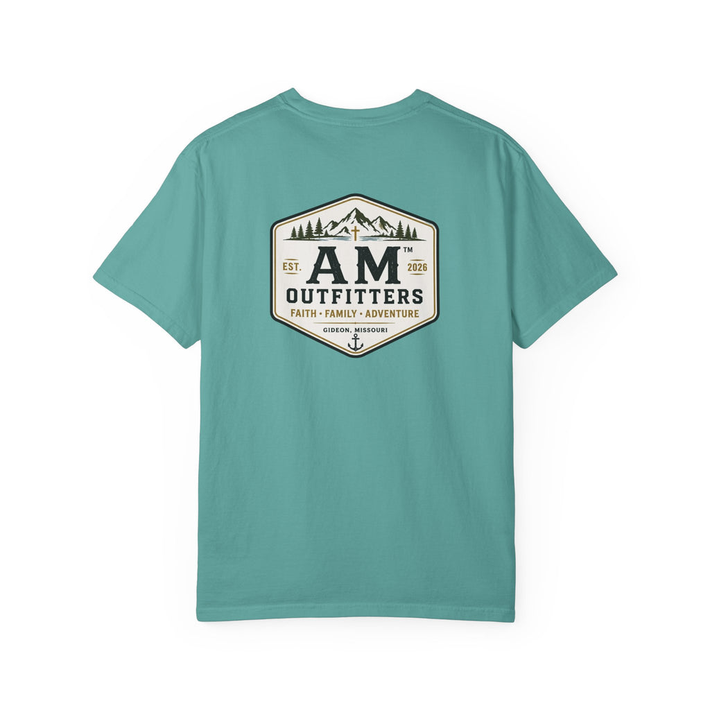 AM Outfitters Adventure T-Shirt — Mountain & Anchor Logo Tee