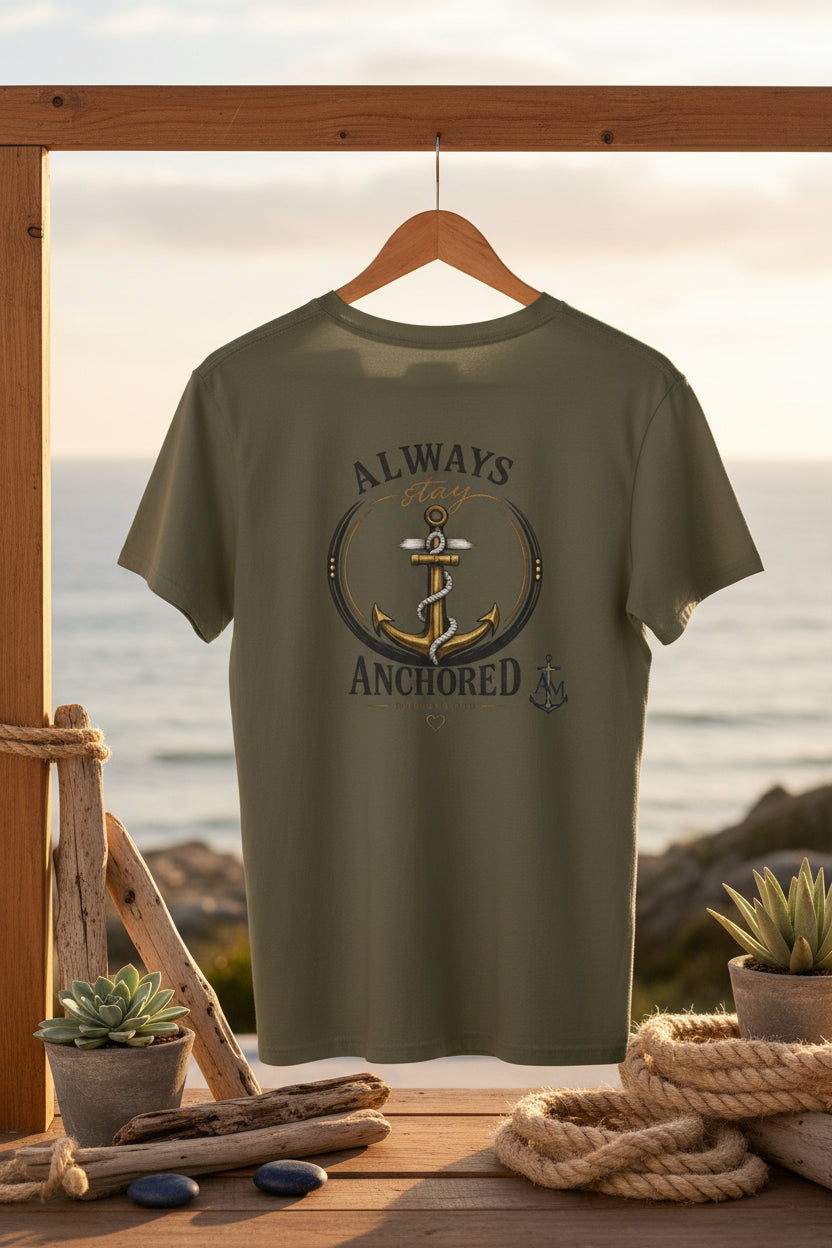 Always Stay Anchored Graphic T-Shirt | Anchored Mama Co.