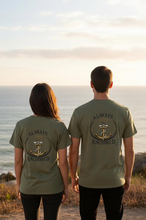 Always Stay Anchored Graphic T-Shirt | Anchored Mama Co.