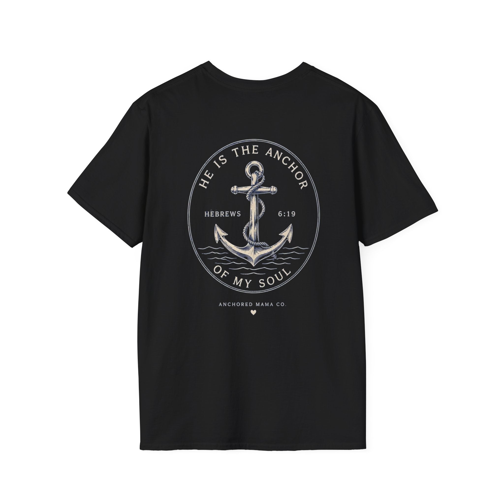 Faith T-Shirt — "Hope Holds. Because Jesus Does." Inspirational Christian Tee