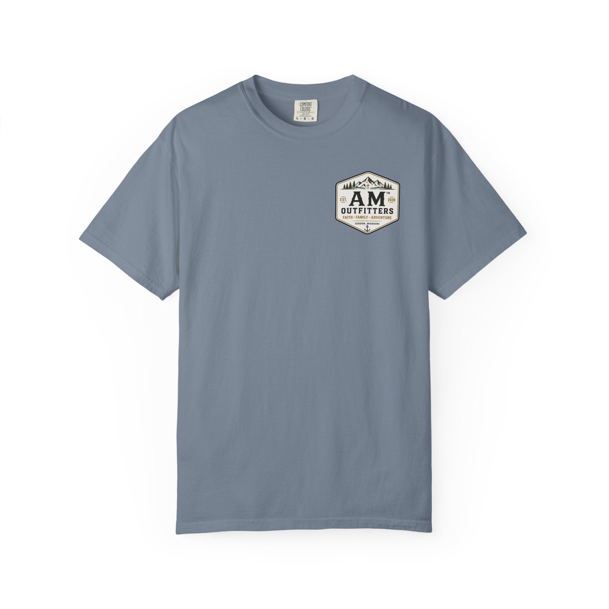 AM Outfitters Adventure T-Shirt — Mountain & Anchor Logo Tee