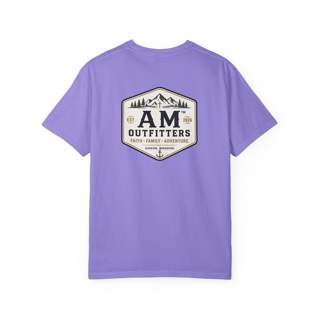 AM Outfitters Adventure T-Shirt — Mountain & Anchor Logo Tee