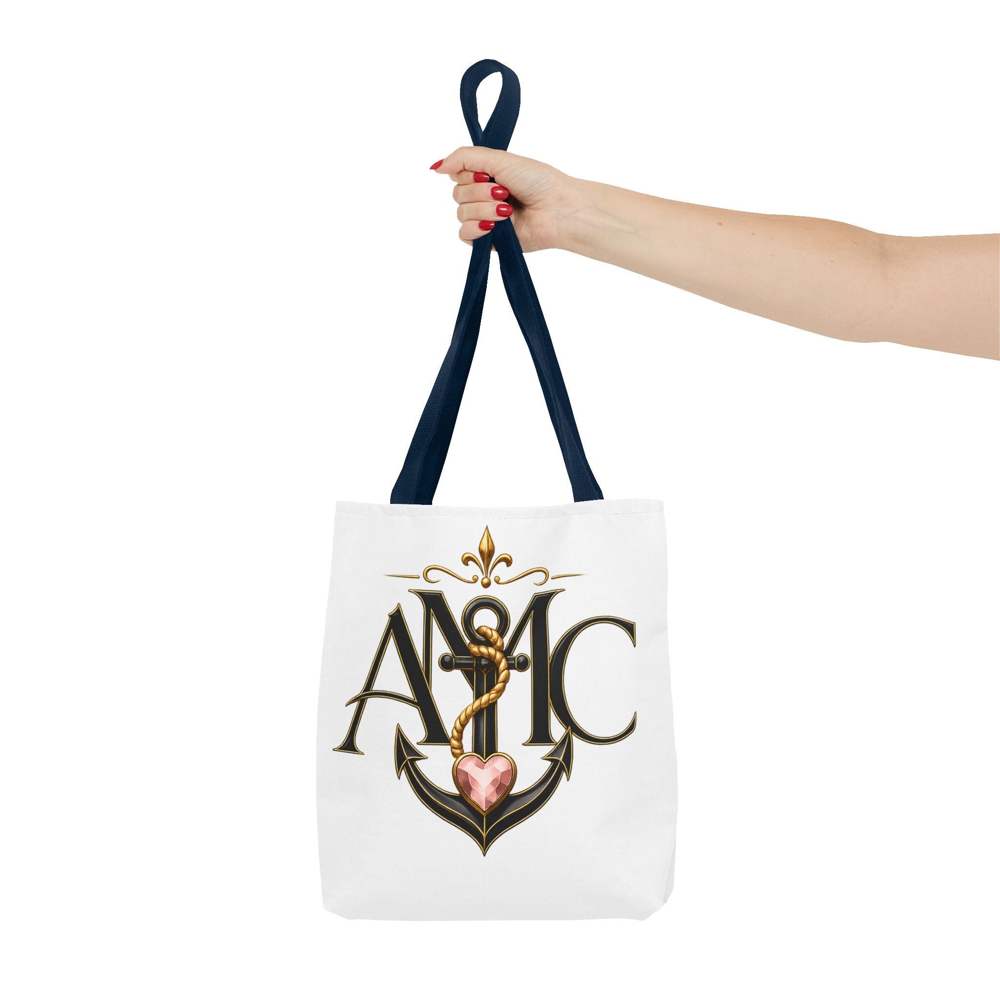 Anchored Mama Monogram Tote Bag | Vintage Anchor Market Tote