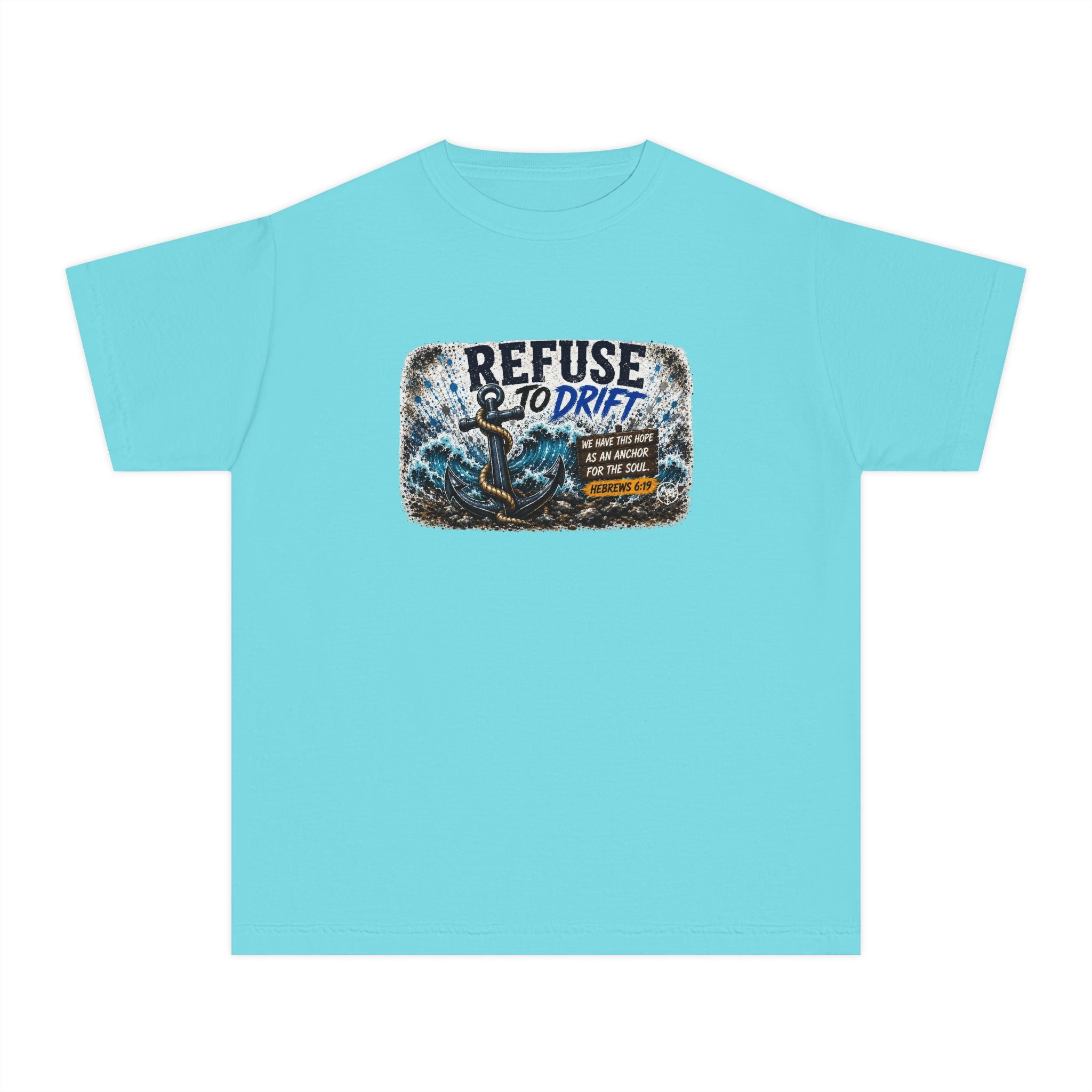 Refuse to Drift Youth Tee — Ocean Rescue Surf Life-Saving Shirt