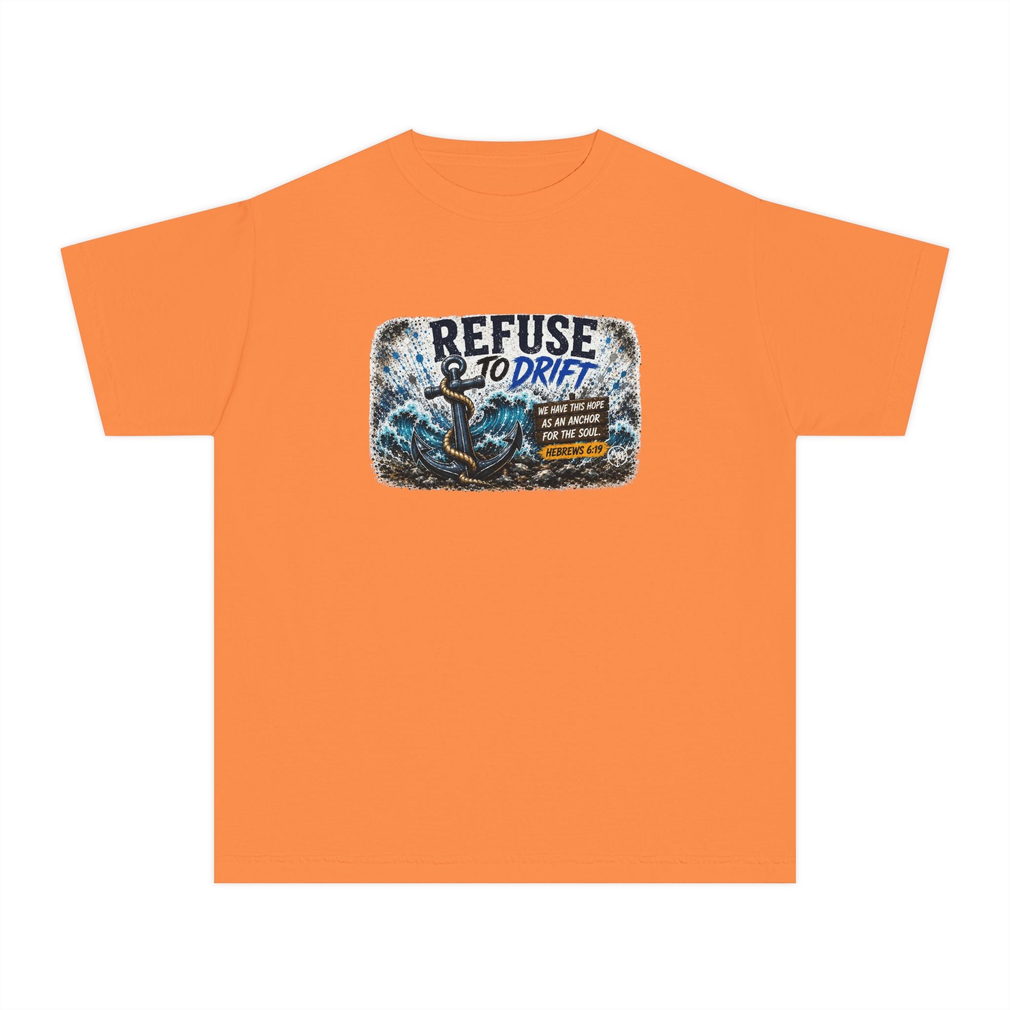 Refuse to Drift Youth Tee — Ocean Rescue Surf Life-Saving Shirt