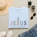 Christian T-Shirt — "Jesus: Always Stay Anchored" Inspirational Faith Tee