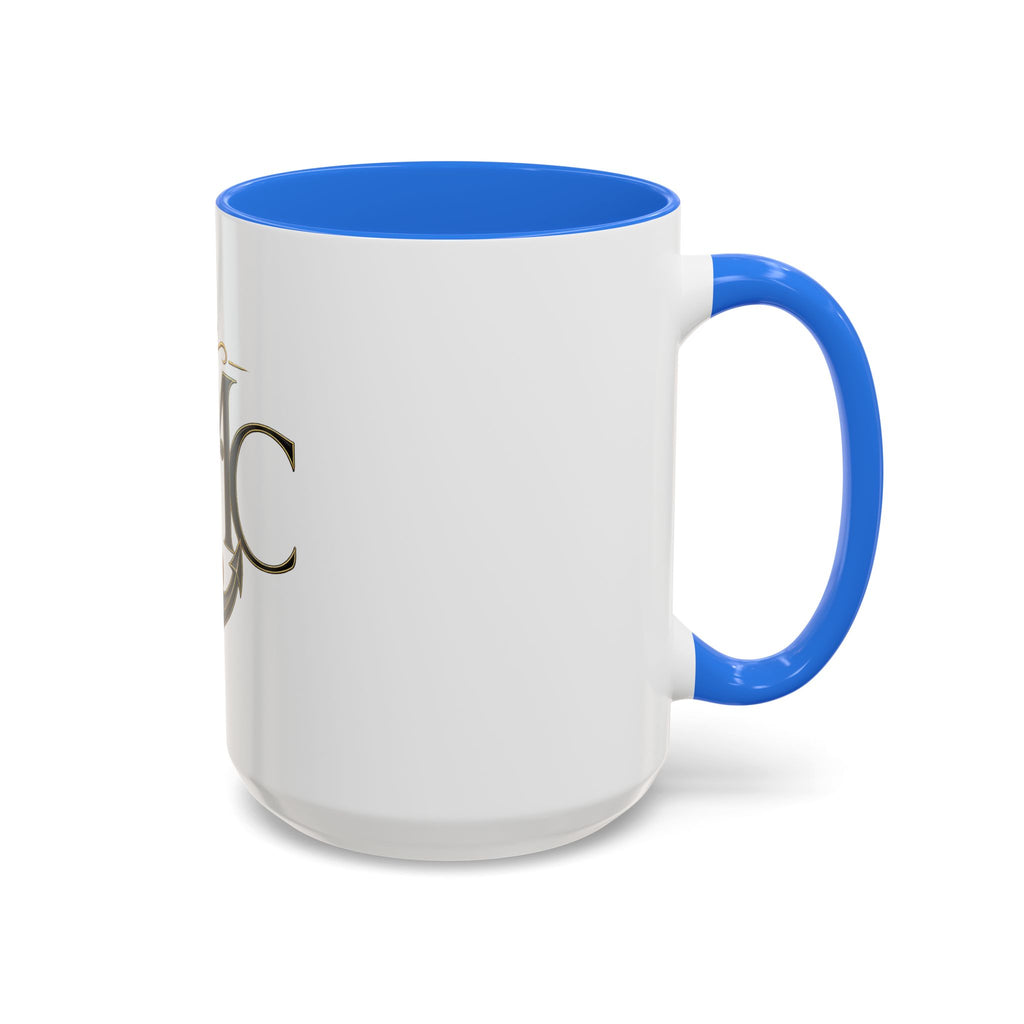Anchor Heart Monogram Ceramic Mug | Anchored Mama Co. | 11oz & 15oz Coffee Cup