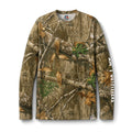 Camouflage Long Sleeve Tee — AM Outfitters Pocket Tee (Faith • Family • Adventure)