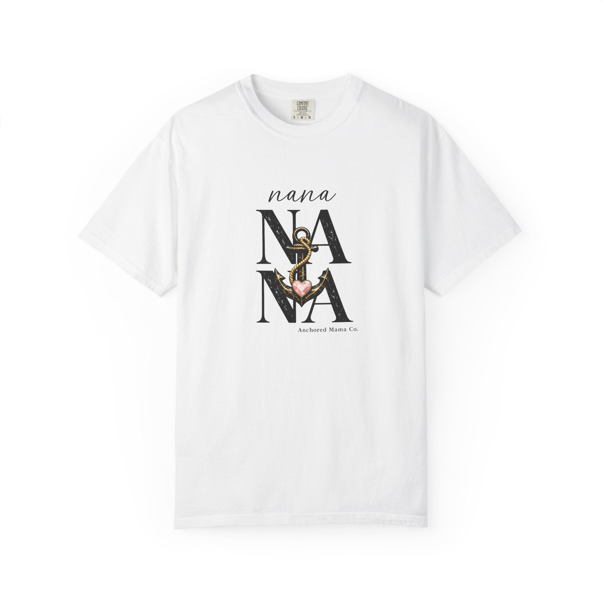 Nana Stacked Anchor T-Shirt | Cherished Title