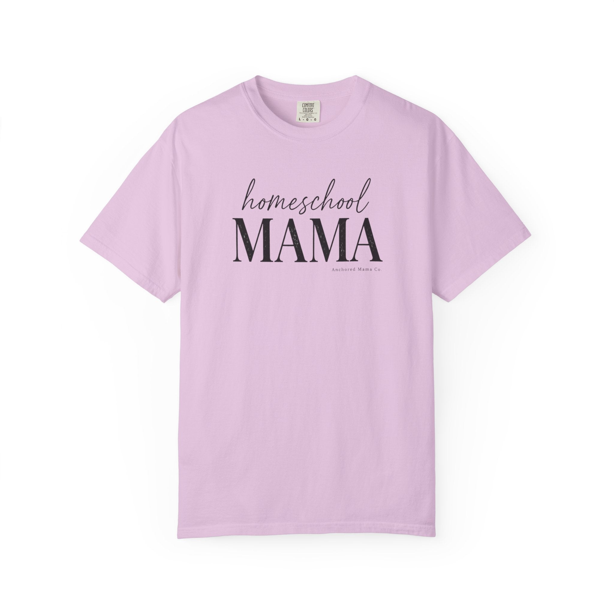 Homeschool Mama T-Shirt — Cozy Neutral Graphic Tee for Homeschooling Moms