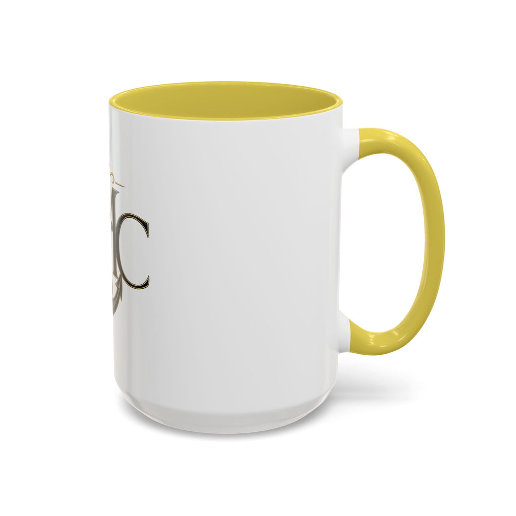 Anchor Heart Monogram Ceramic Mug | Anchored Mama Co. | 11oz & 15oz Coffee Cup