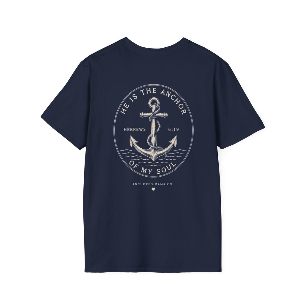Faith T-Shirt — "Hope Holds. Because Jesus Does." Inspirational Christian Tee