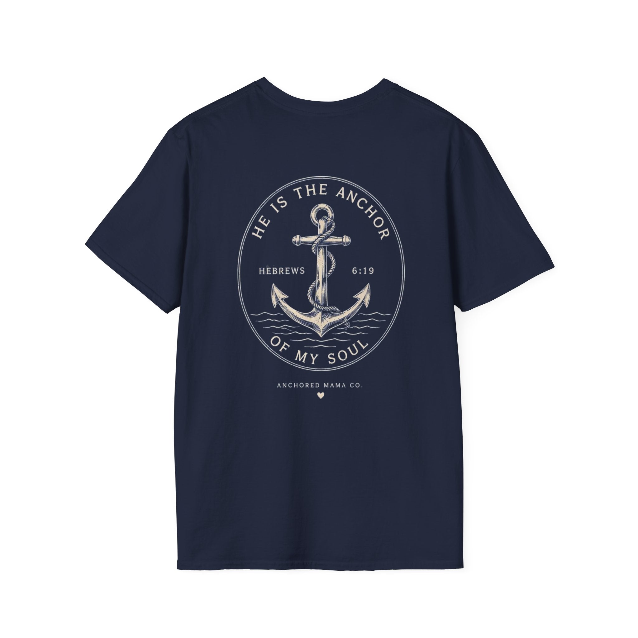 Faith T-Shirt — "Hope Holds. Because Jesus Does." Inspirational Christian Tee