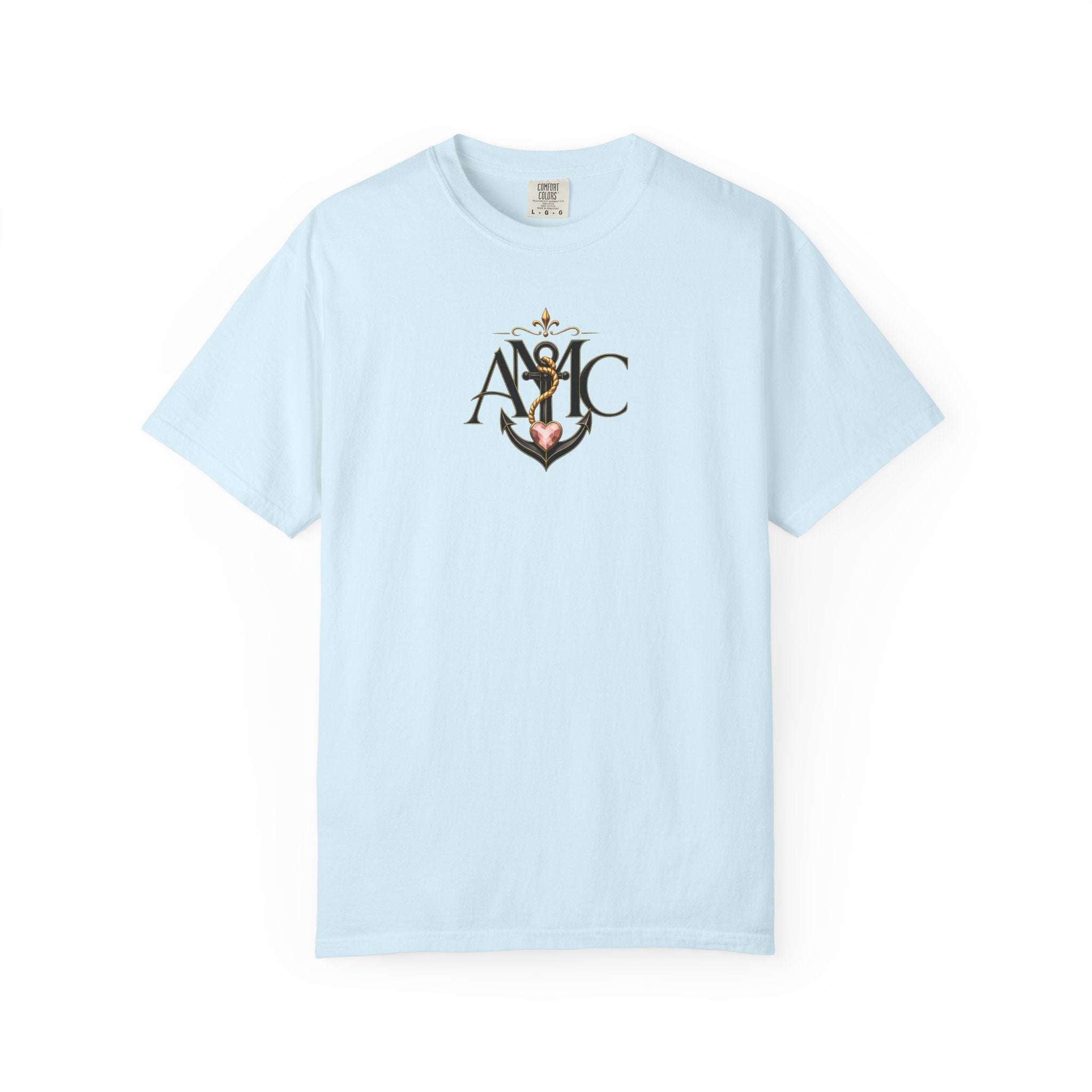 Vintage Anchor & Floral Logo T-Shirt |Anchored Mama Co.