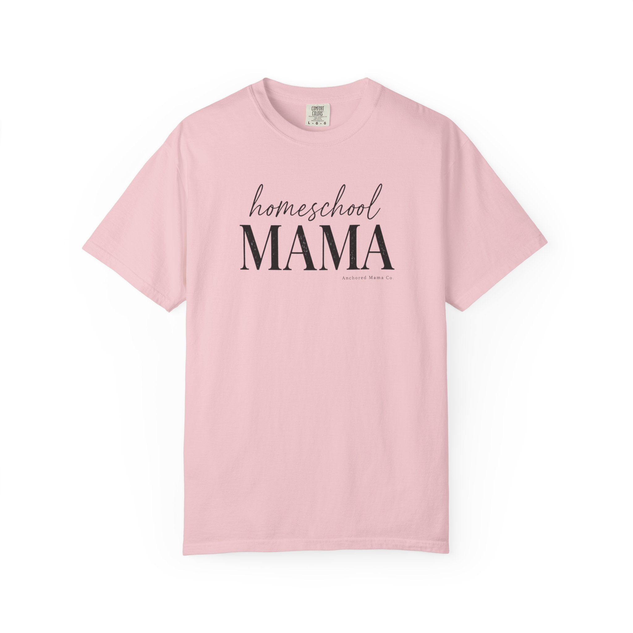 Homeschool Mama T-Shirt — Cozy Neutral Graphic Tee for Homeschooling Moms