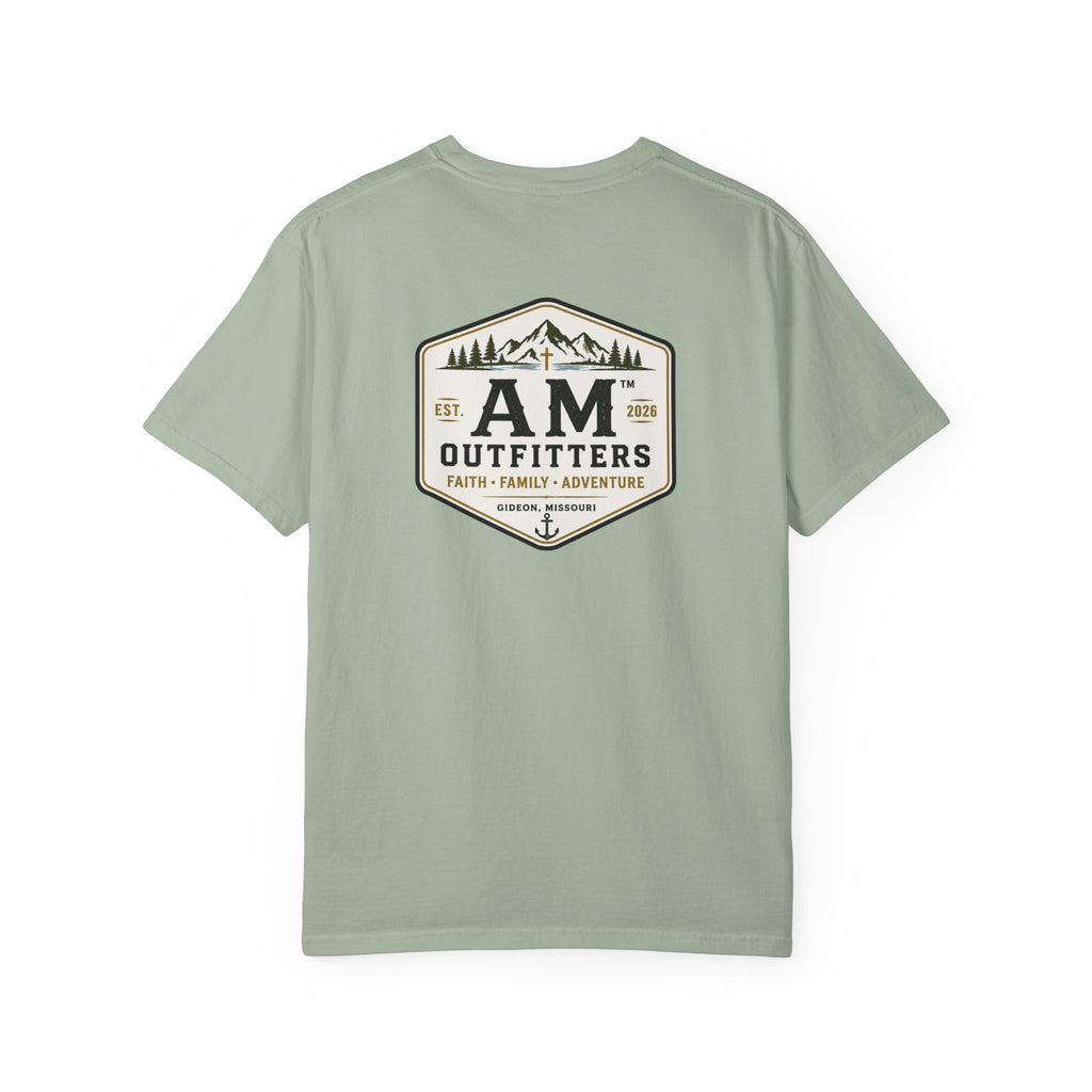 AM Outfitters Adventure T-Shirt — Mountain & Anchor Logo Tee