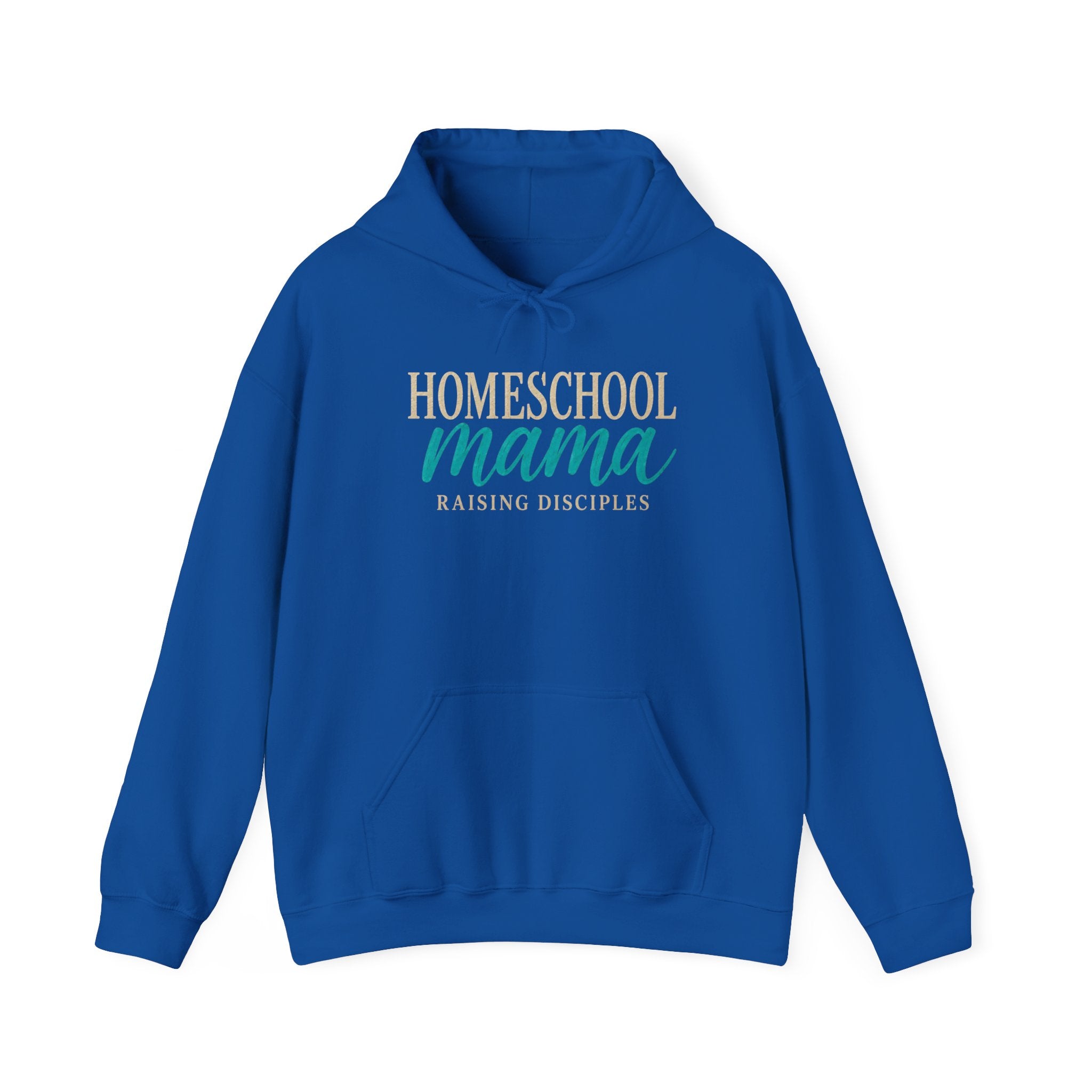 Homeschool Mama Hoodie — "Raising Disciples" Pullover for Christian Homeschool Moms