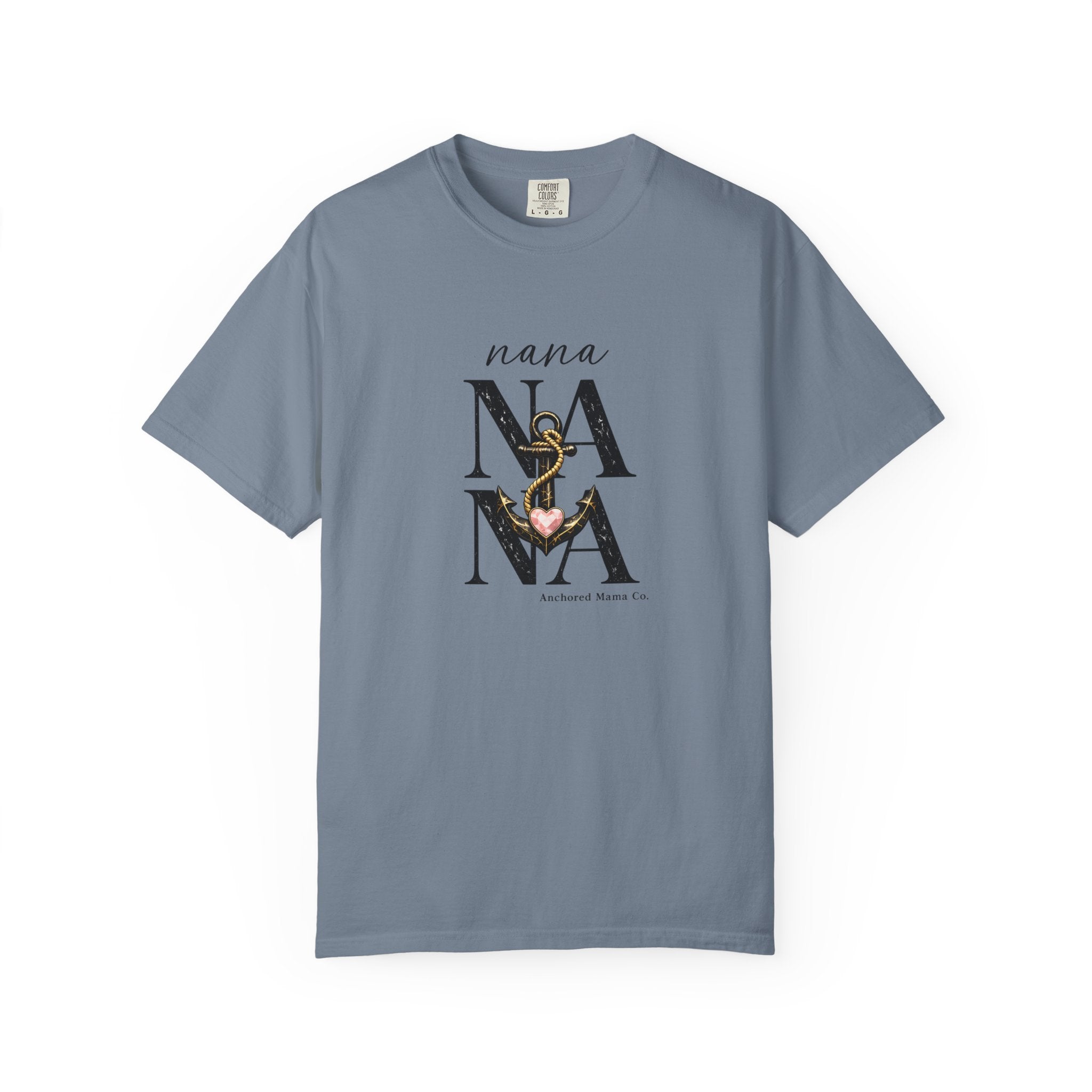 Nana Stacked Anchor T-Shirt | Cherished Title