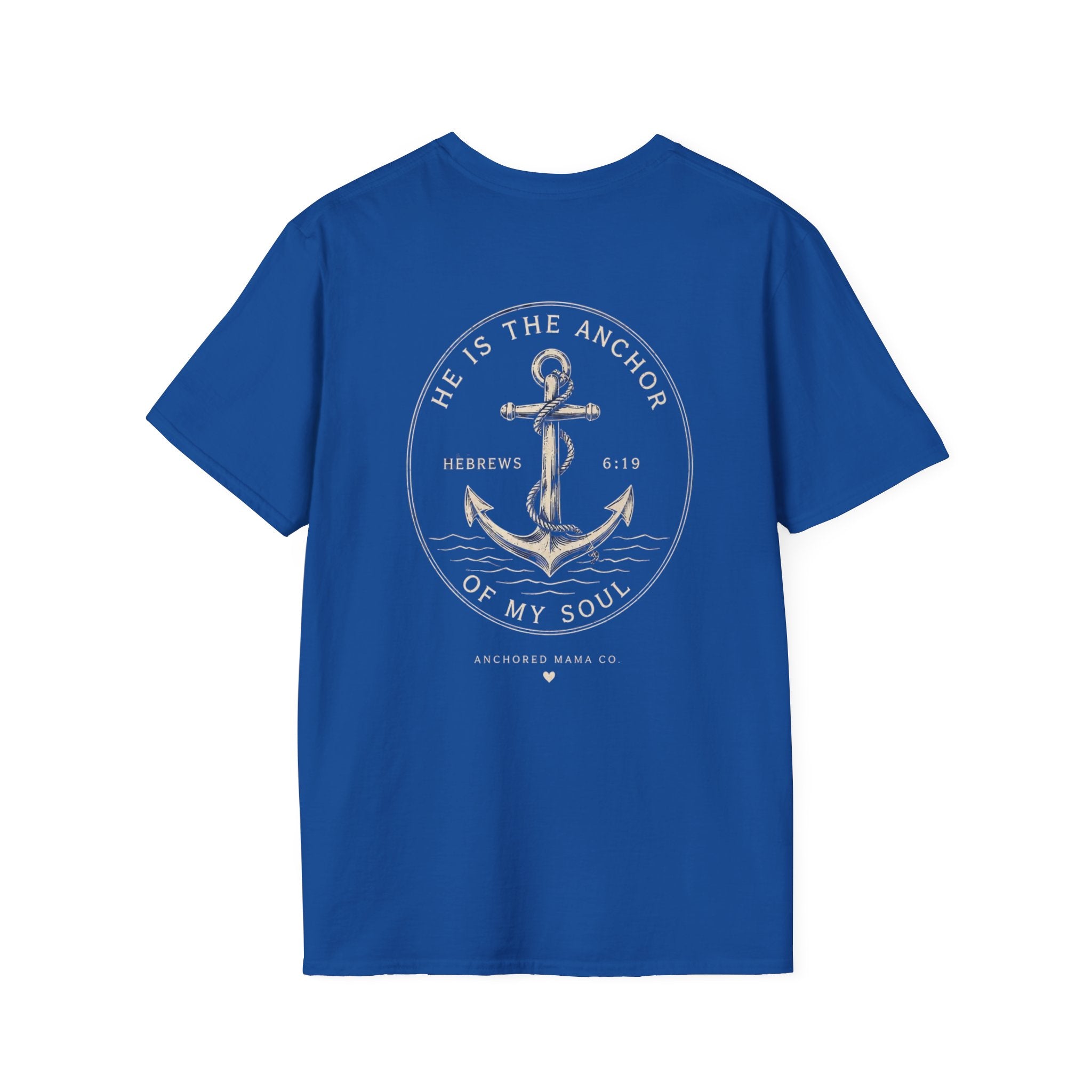 Faith T-Shirt — "Hope Holds. Because Jesus Does." Inspirational Christian Tee
