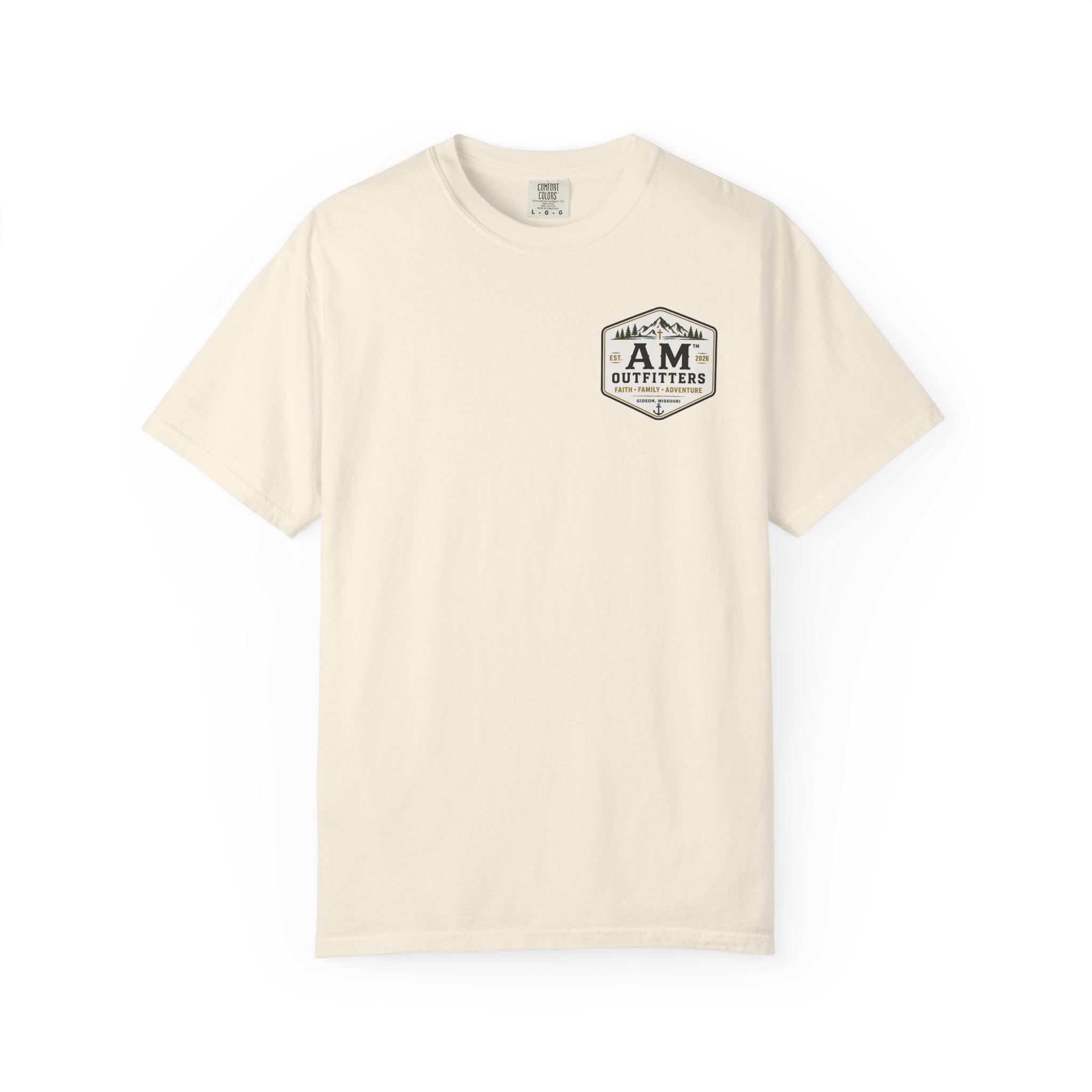 AM Outfitters Adventure T-Shirt — Mountain & Anchor Logo Tee