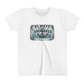 Youth Tee — "Always Stay Anchored" Nautical Anchor Graphic Kids Shirt