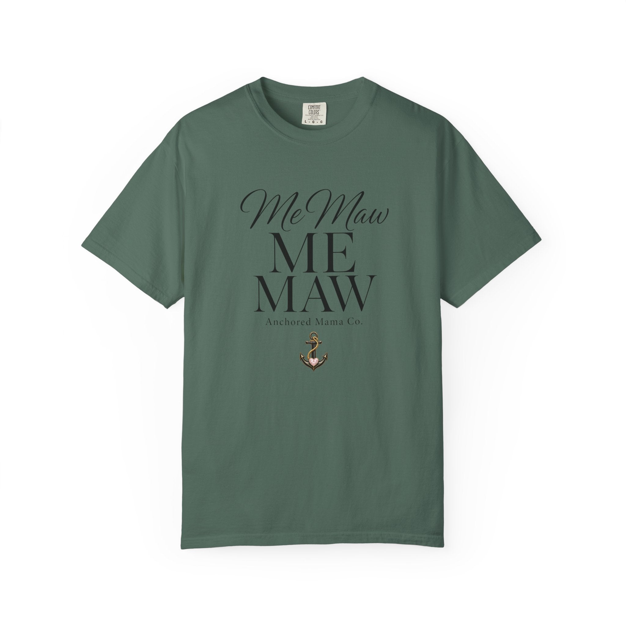 MeMaw Graphic T‑Shirt – "Me Maw" Vintage Anchor Mama Tee