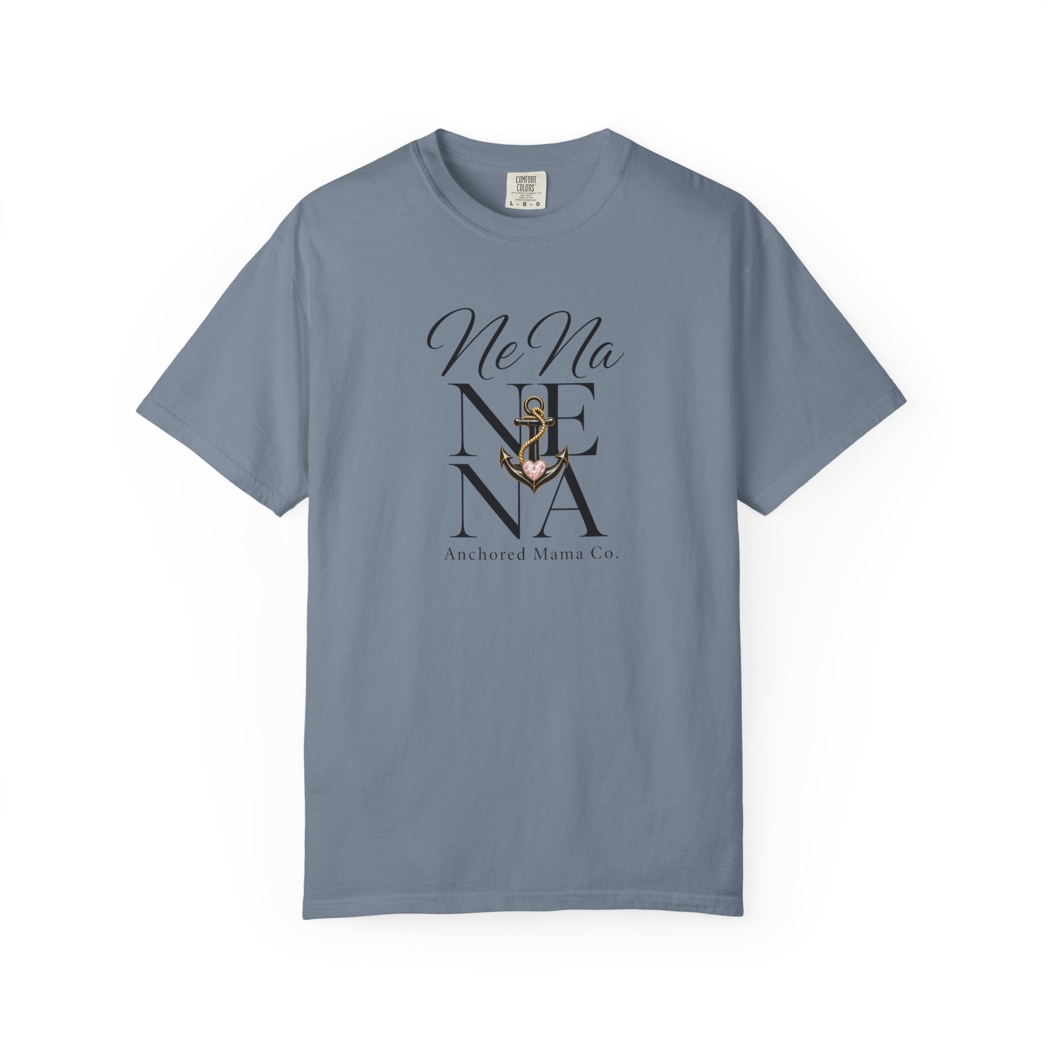 NeNa Anchor Graphic T-Shirt — Coastal Nautical Crew Tee