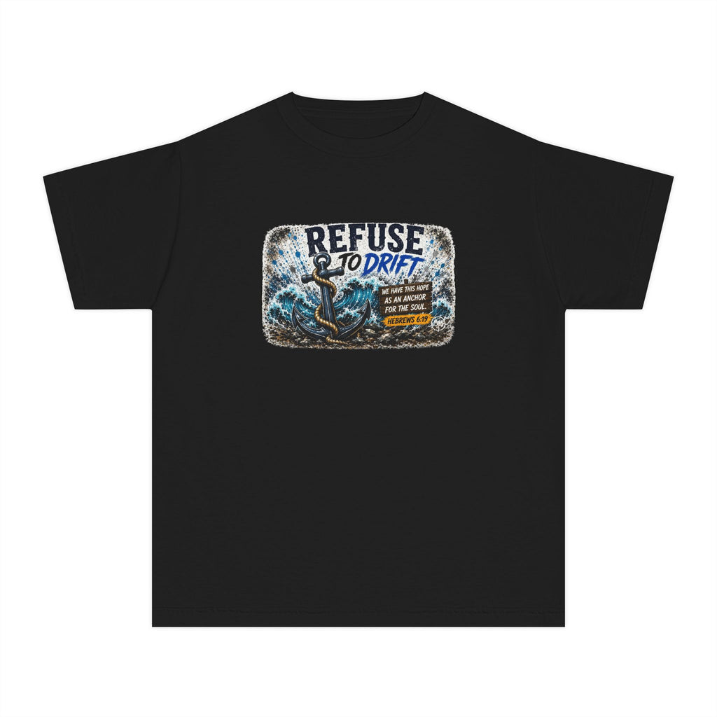 Refuse to Drift Youth Tee — Ocean Rescue Surf Life-Saving Shirt