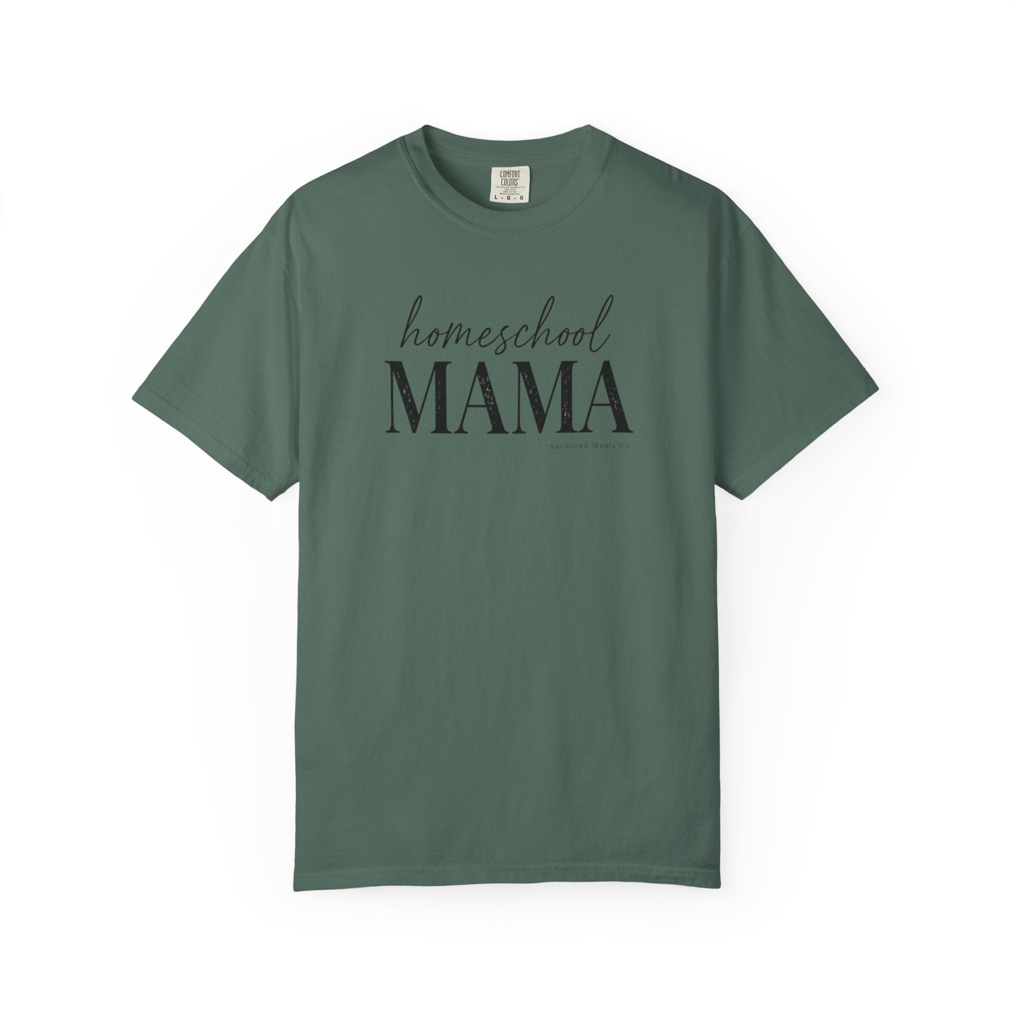 Homeschool Mama T-Shirt — Cozy Neutral Graphic Tee for Homeschooling Moms