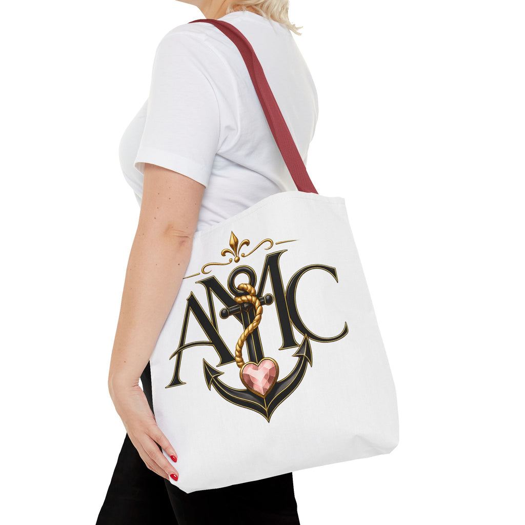 Anchored Mama Monogram Tote Bag | Vintage Anchor Market Tote