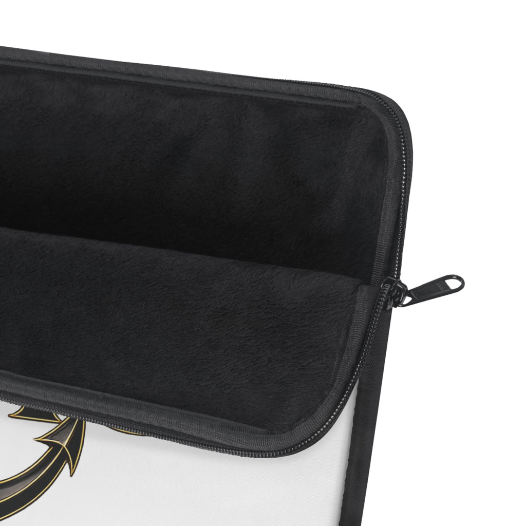 Anchor Heart Laptop Sleeve – Nautical Monogram A&C Protective Case