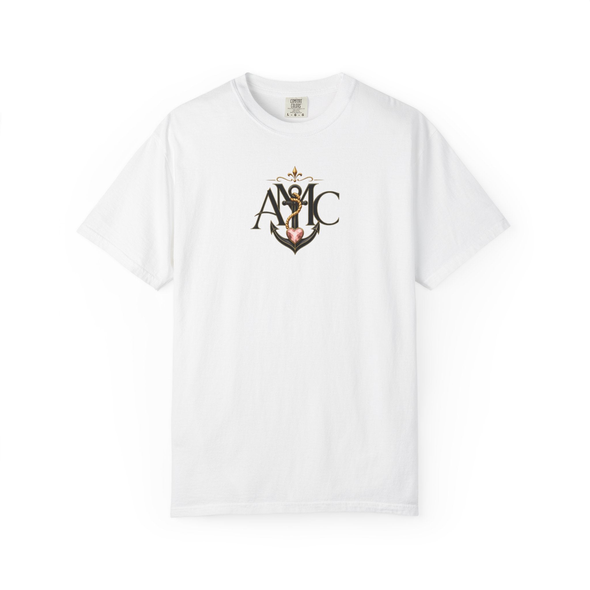 Vintage Anchor & Floral Logo T-Shirt |Anchored Mama Co.