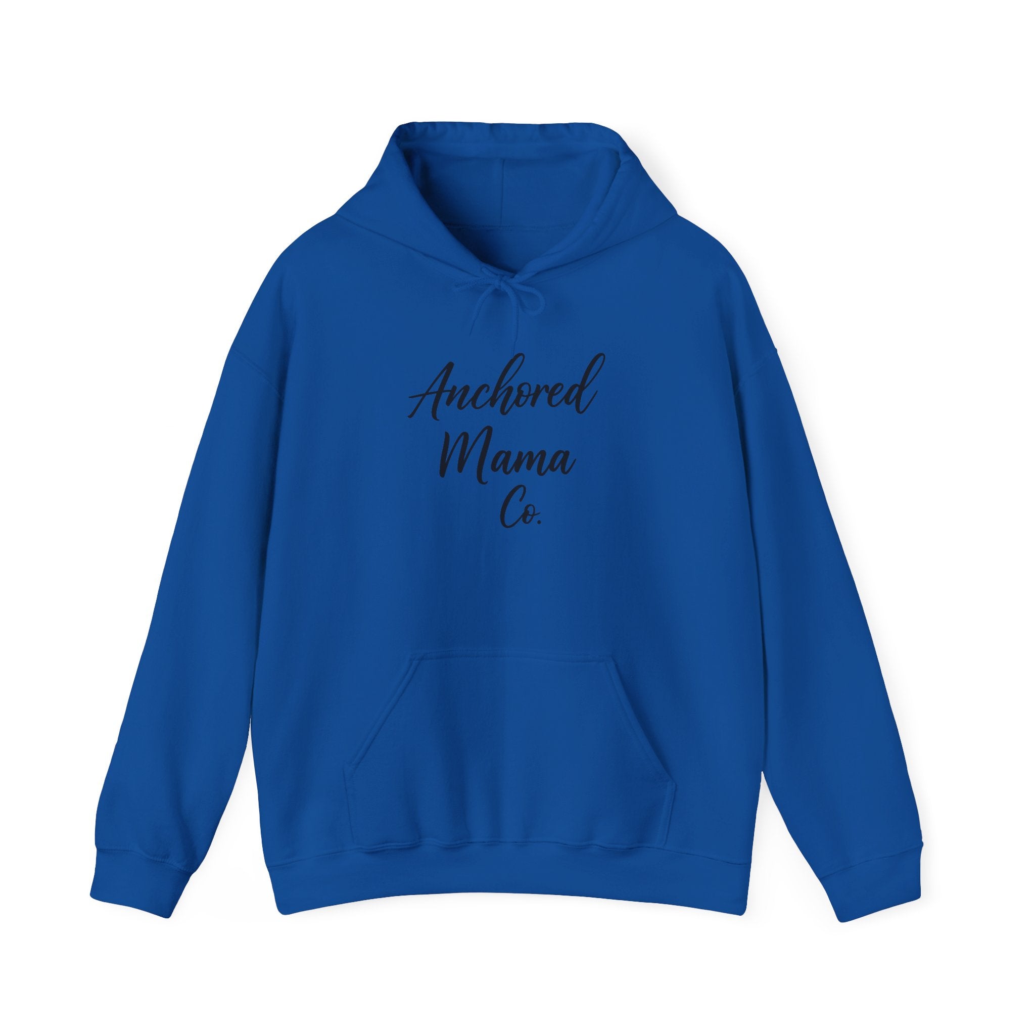 Anchored Mama Co. Hoodie — Cozy Mom Graphic Hoodie