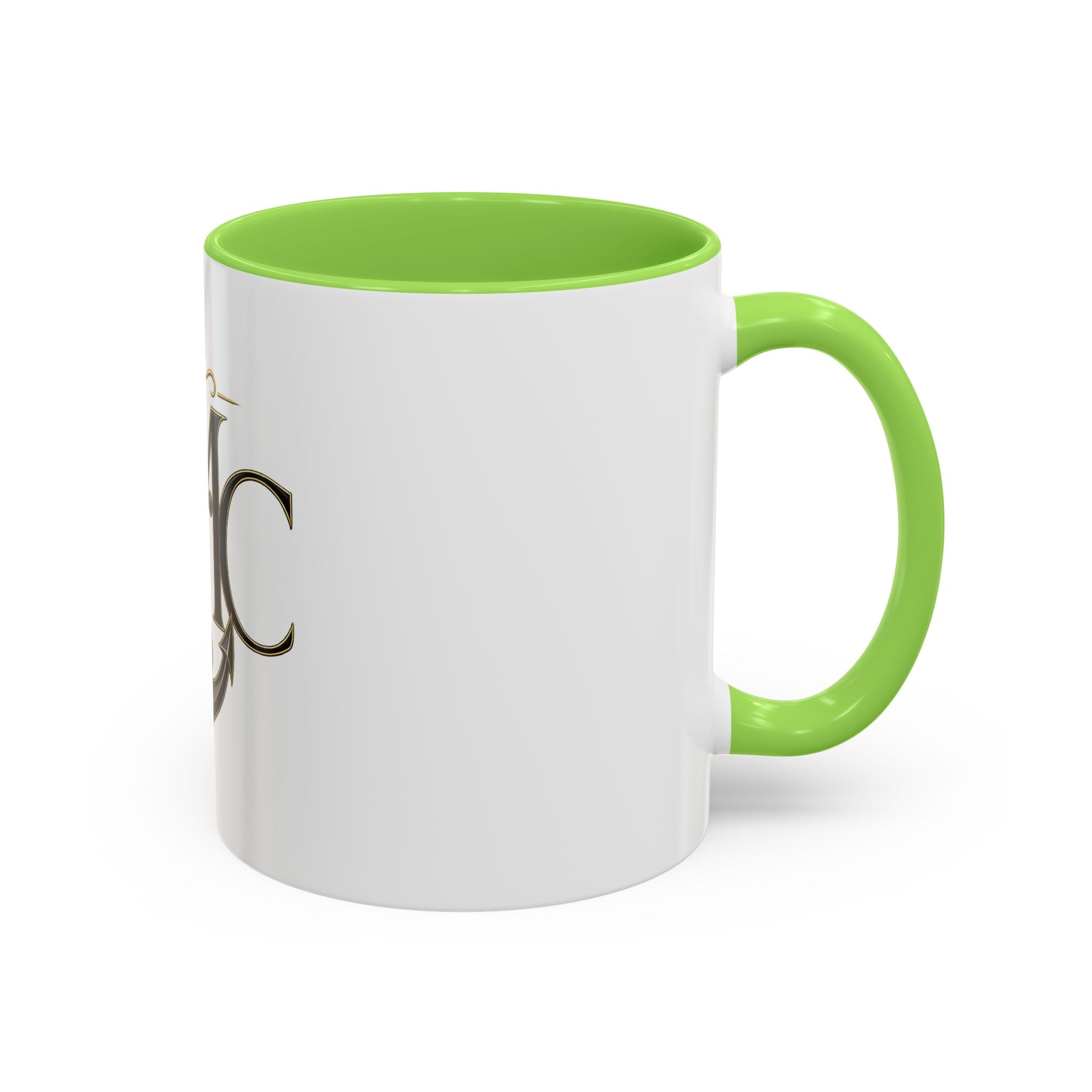 Anchor Heart Monogram Ceramic Mug | Anchored Mama Co. | 11oz & 15oz Coffee Cup