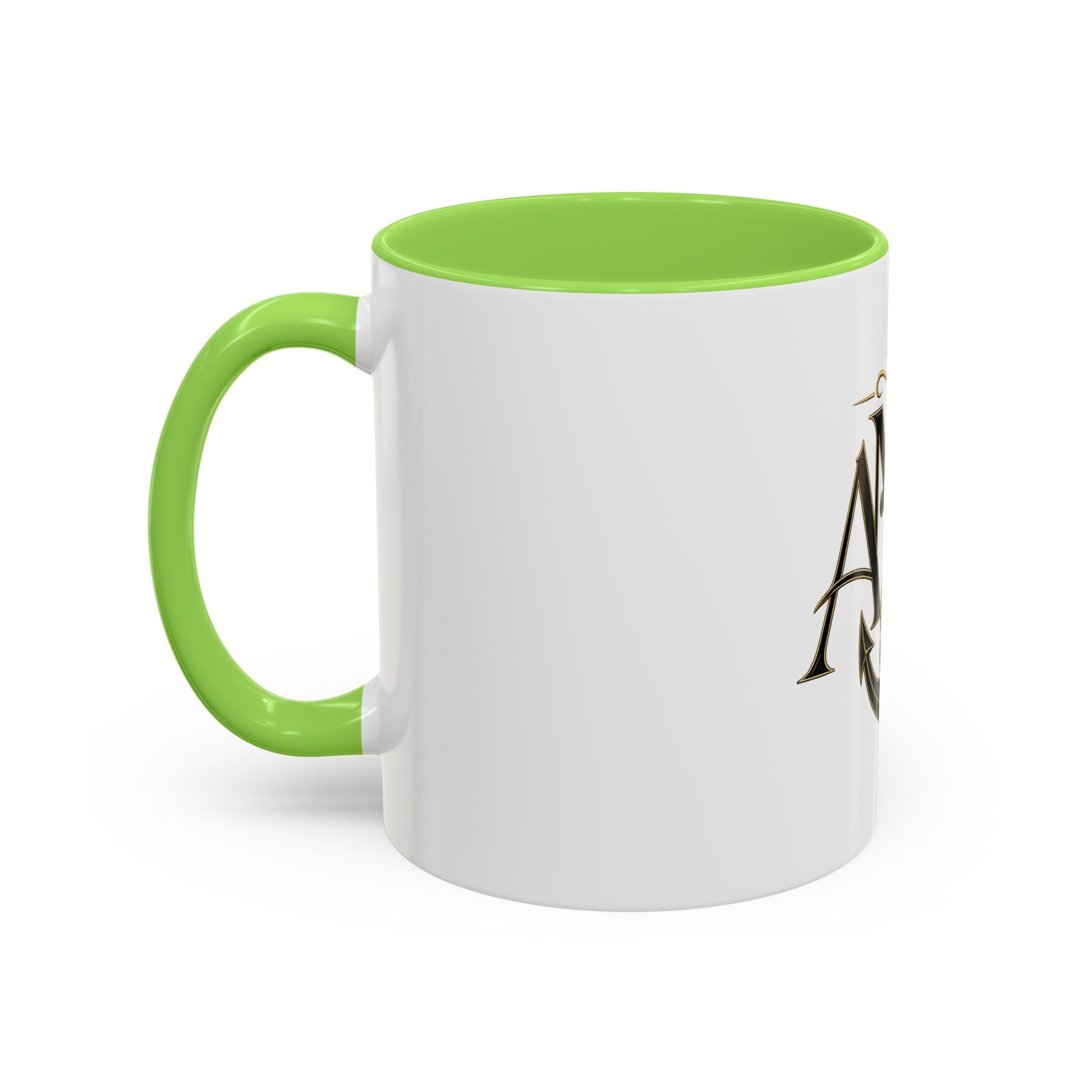 Anchor Heart Monogram Ceramic Mug | Anchored Mama Co. | 11oz & 15oz Coffee Cup