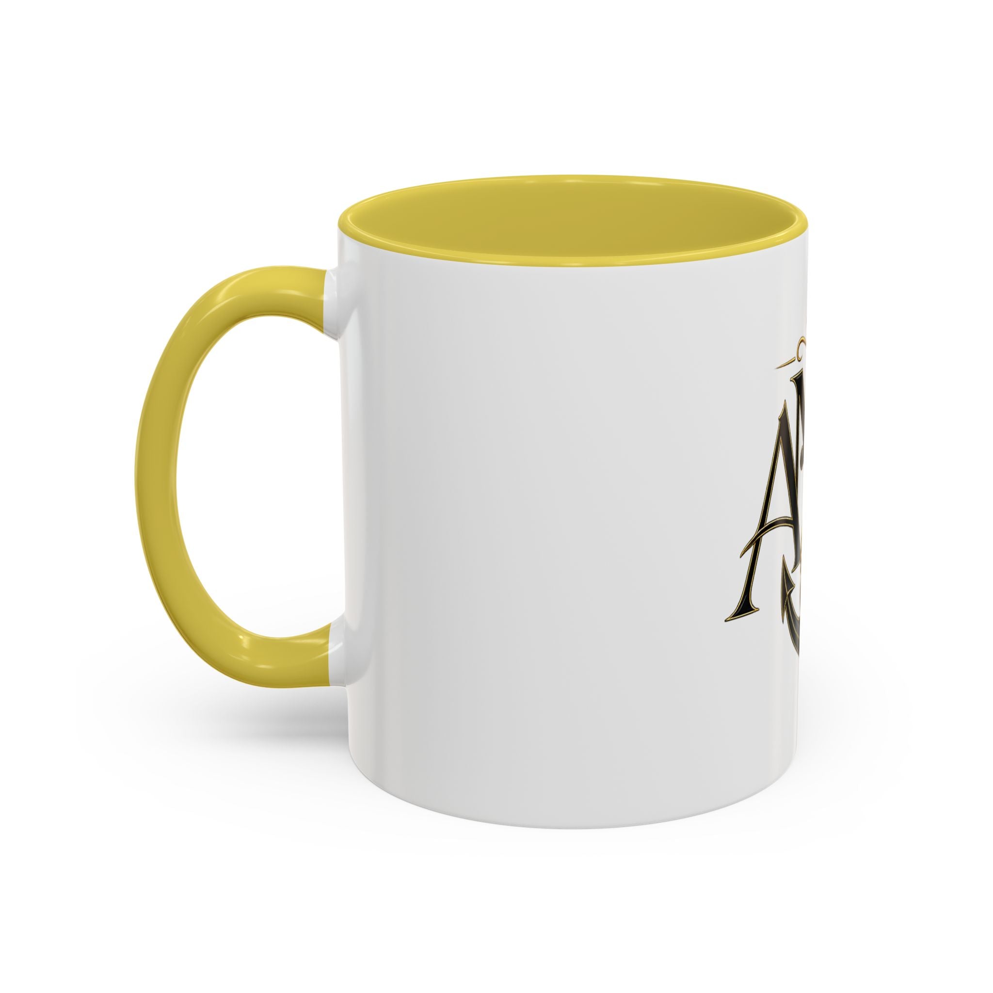 Anchor Heart Monogram Ceramic Mug | Anchored Mama Co. | 11oz & 15oz Coffee Cup