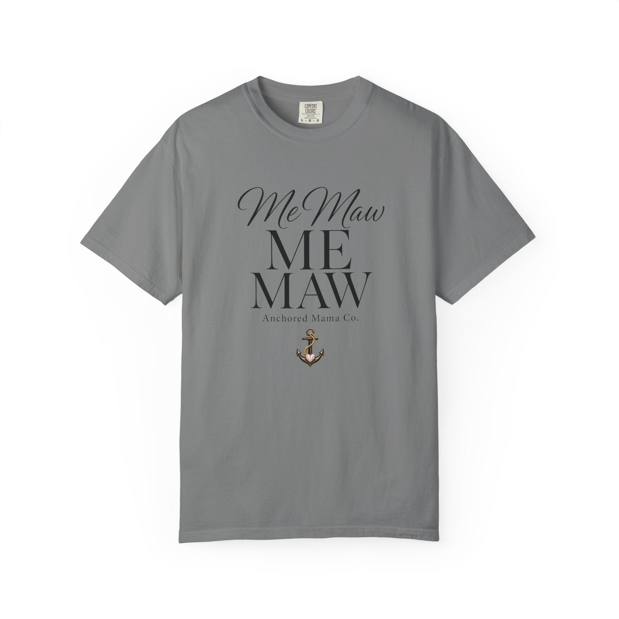 MeMaw Graphic T‑Shirt – "Me Maw" Vintage Anchor Mama Tee
