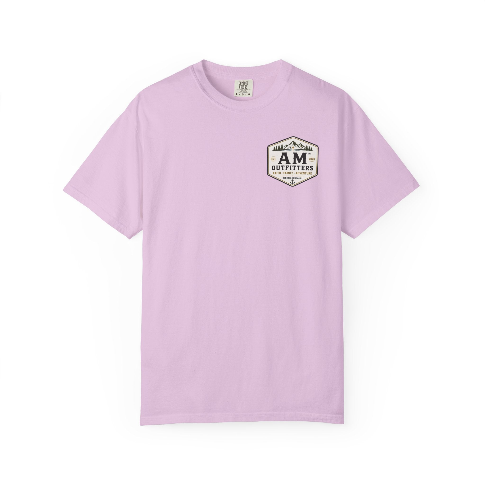 AM Outfitters Adventure T-Shirt — Mountain & Anchor Logo Tee