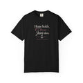 Christian T‑Shirt — "Hope Holds Because Jesus Does" Inspirational Tee