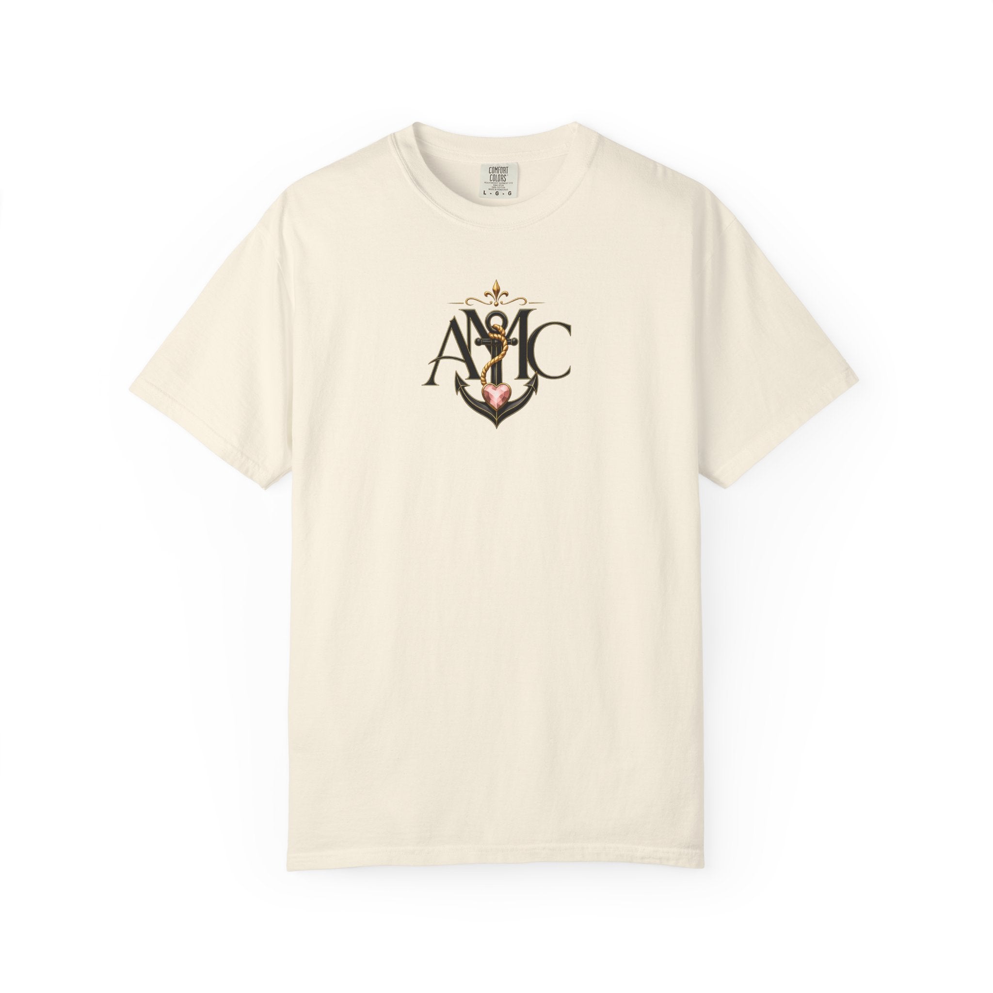Vintage Anchor & Floral Logo T-Shirt |Anchored Mama Co.