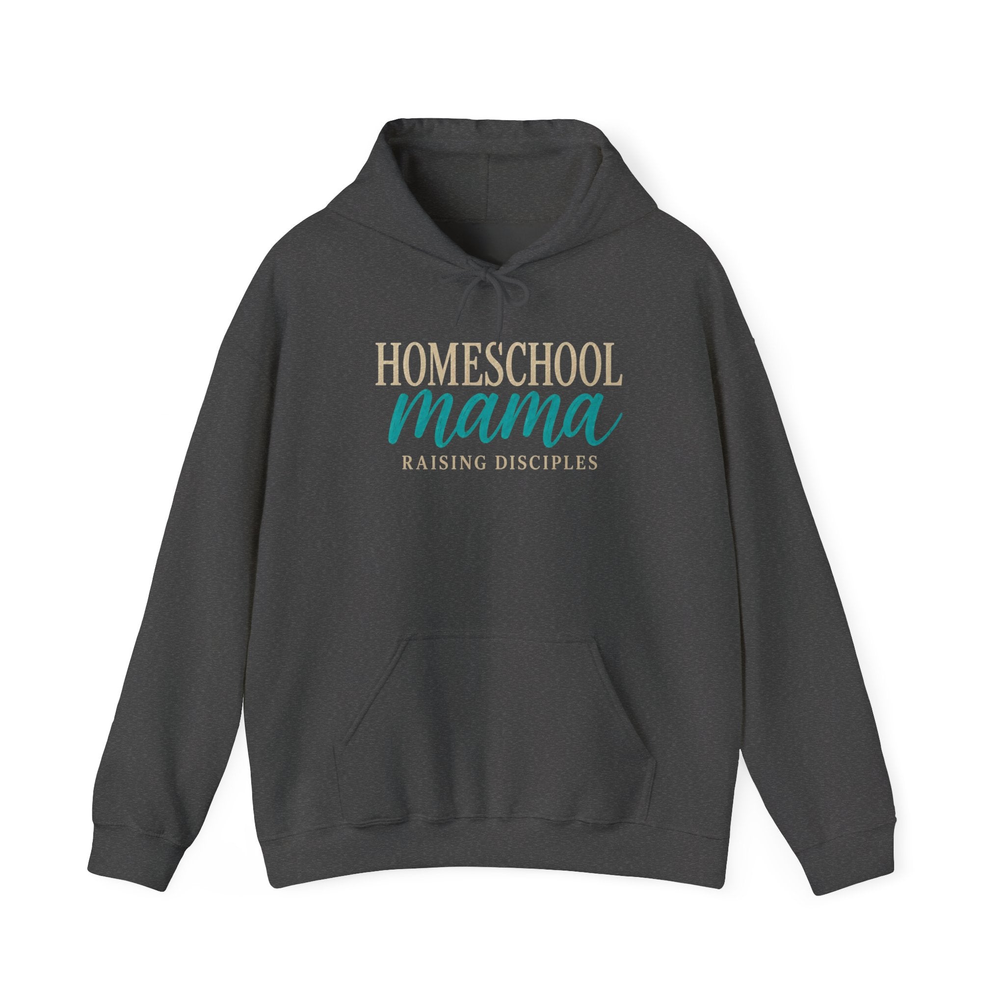 Homeschool Mama Hoodie — "Raising Disciples" Pullover for Christian Homeschool Moms