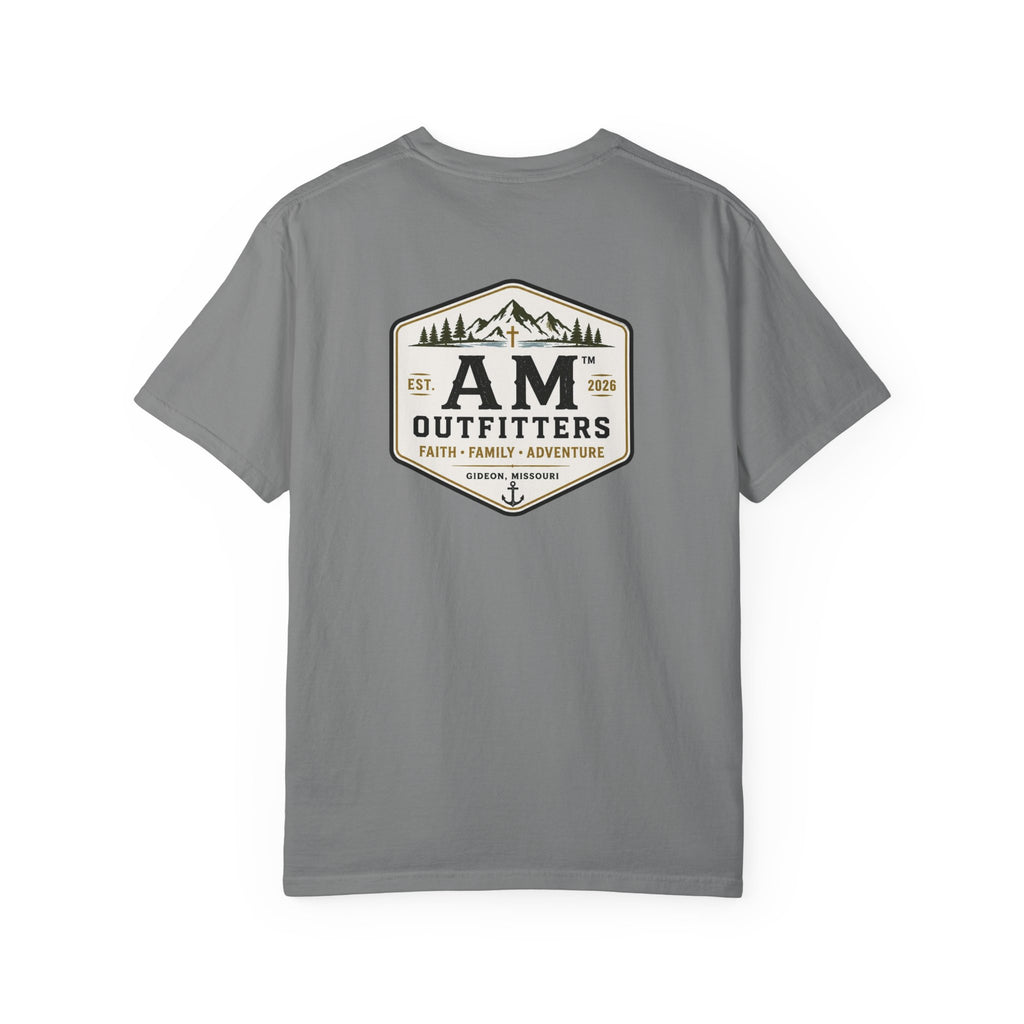 AM Outfitters Adventure T-Shirt — Mountain & Anchor Logo Tee