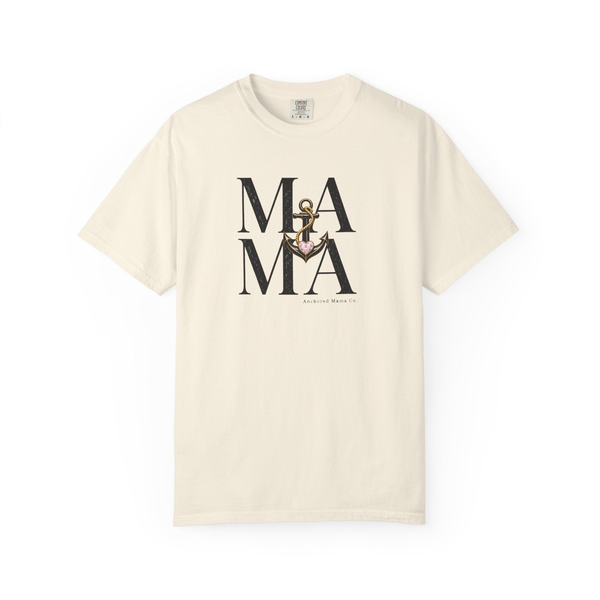 Mama Anchor T-Shirt — Nautical Mama Graphic Tee