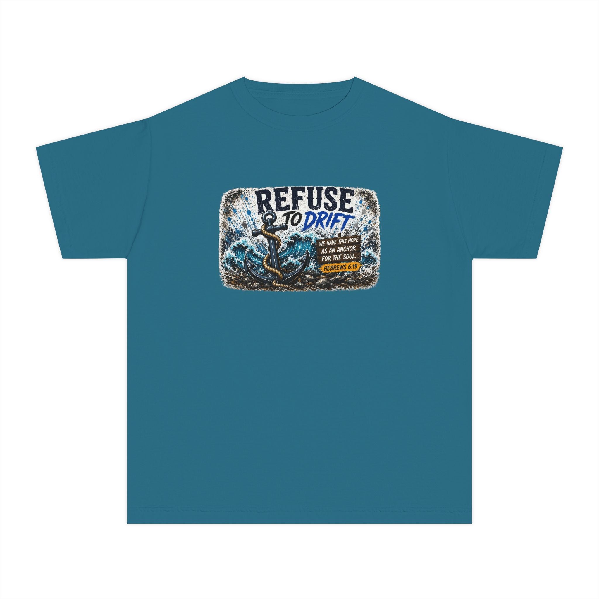 Refuse to Drift Youth Tee — Ocean Rescue Surf Life-Saving Shirt